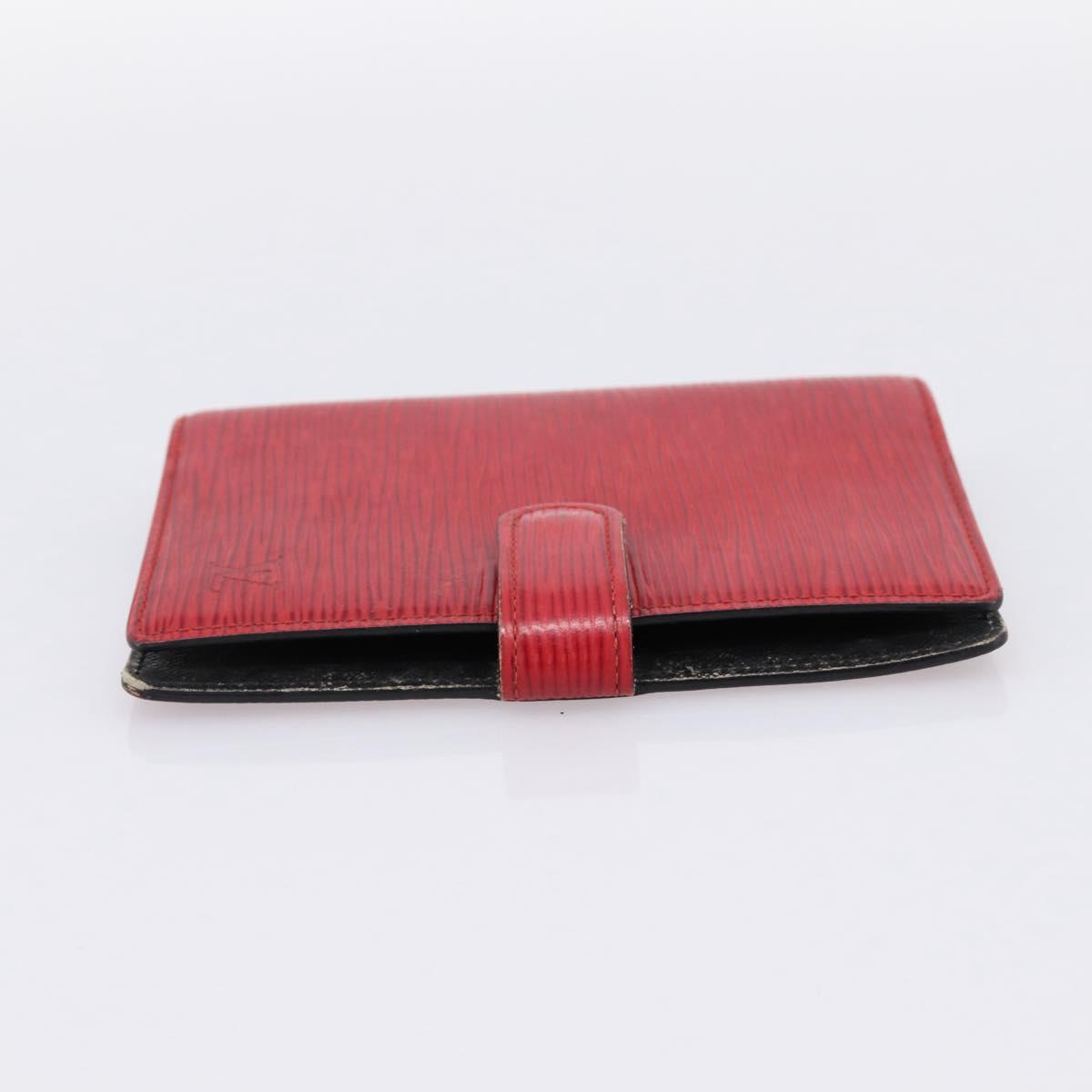 LOUIS VUITTON Epi Agenda PM Day Planner Cover Red R20057 LV Auth 199234