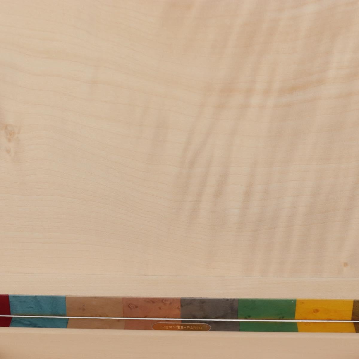 HERMES Interior Box Object Wood Multicolor Auth 199307SM