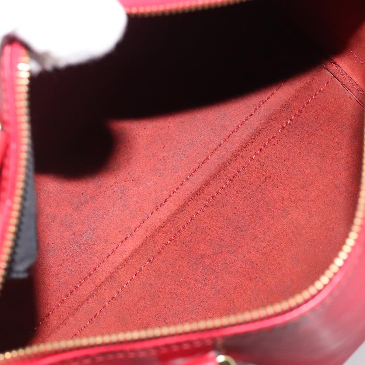 LOUIS VUITTON Epi Speedy 25 Hand Bag Castilian Red M43017 LV Auth 199331V