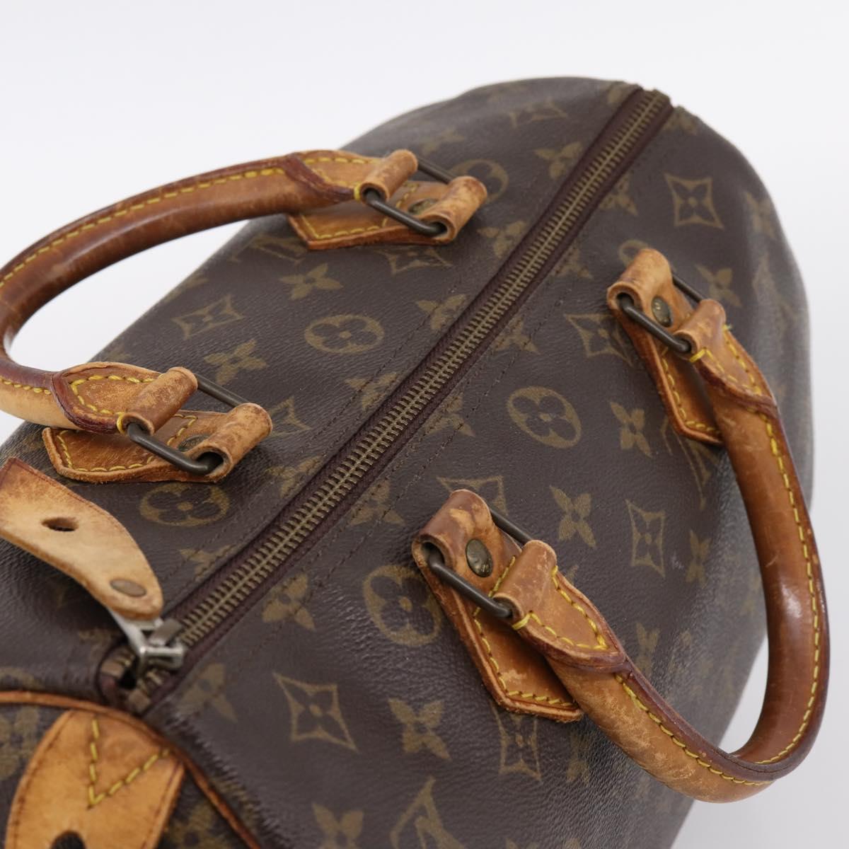 LOUIS VUITTON Monogram Speedy 30 Hand Bag M41526 LV Auth 199332