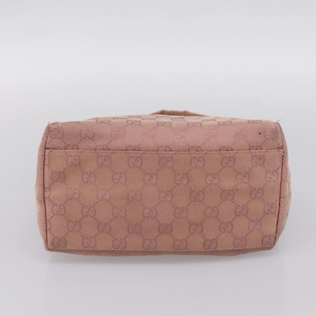 GUCCI GG Canvas Shoulder Bag Pink 001 3386 Auth 199334