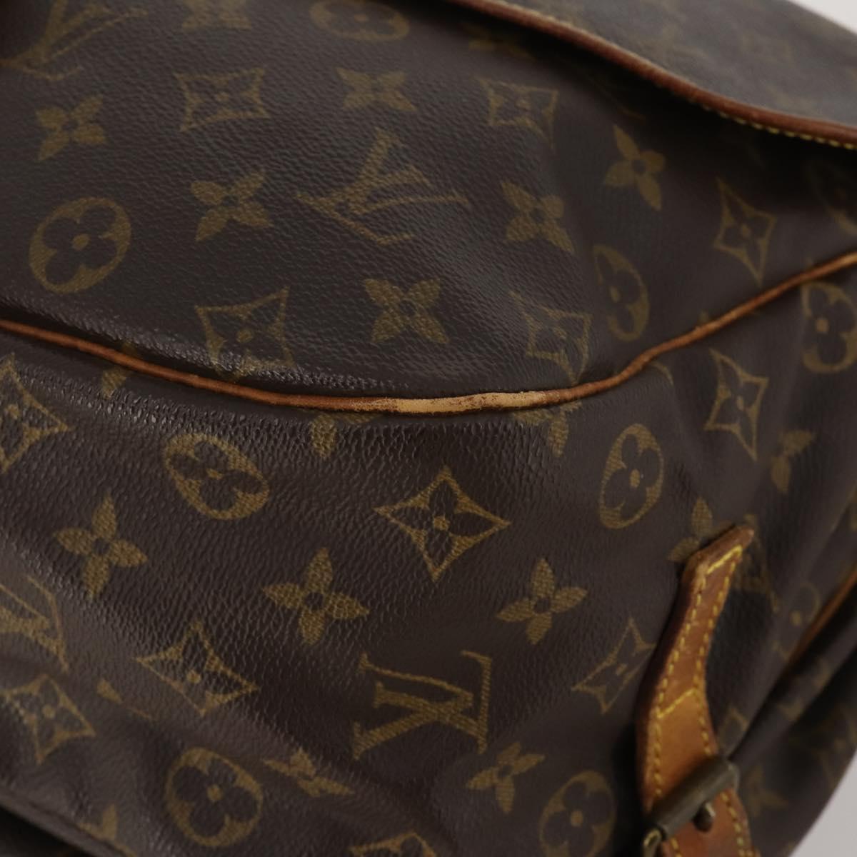 LOUIS VUITTON Monogram Saumur 35 Shoulder Bag M42254 LV Auth 199354