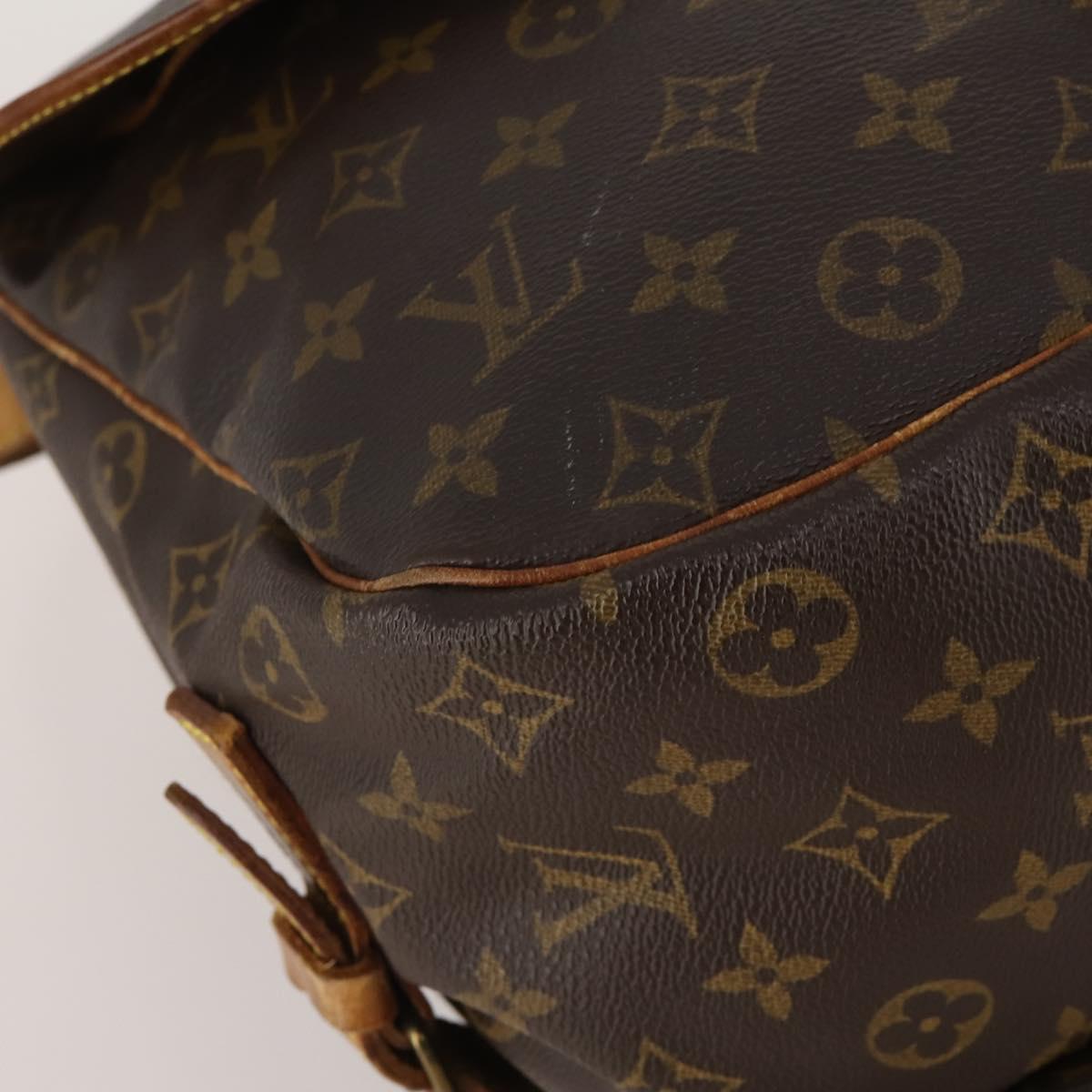 LOUIS VUITTON Monogram Saumur 35 Shoulder Bag M42254 LV Auth 199354