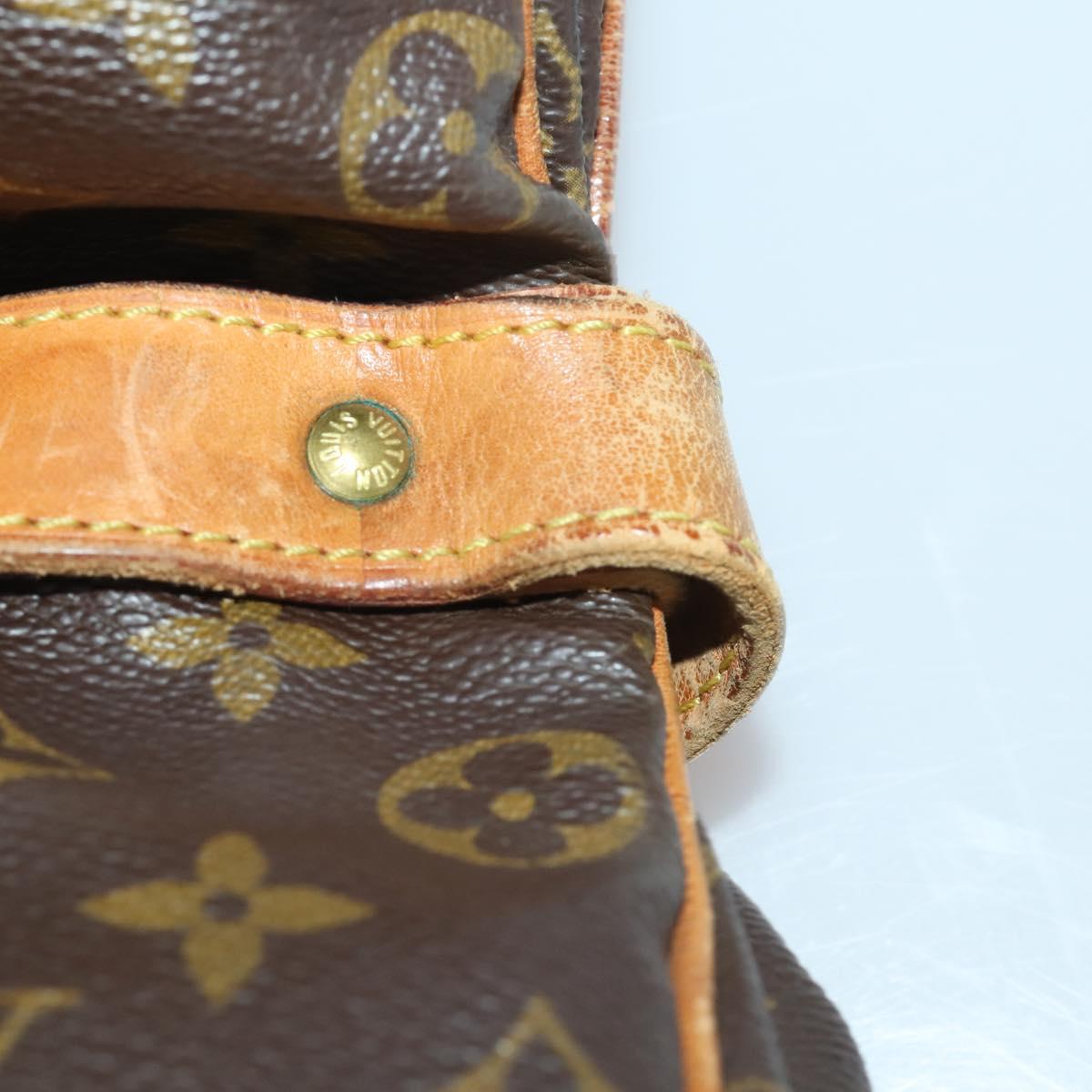 LOUIS VUITTON Monogram Saumur 35 Shoulder Bag M42254 LV Auth 199354