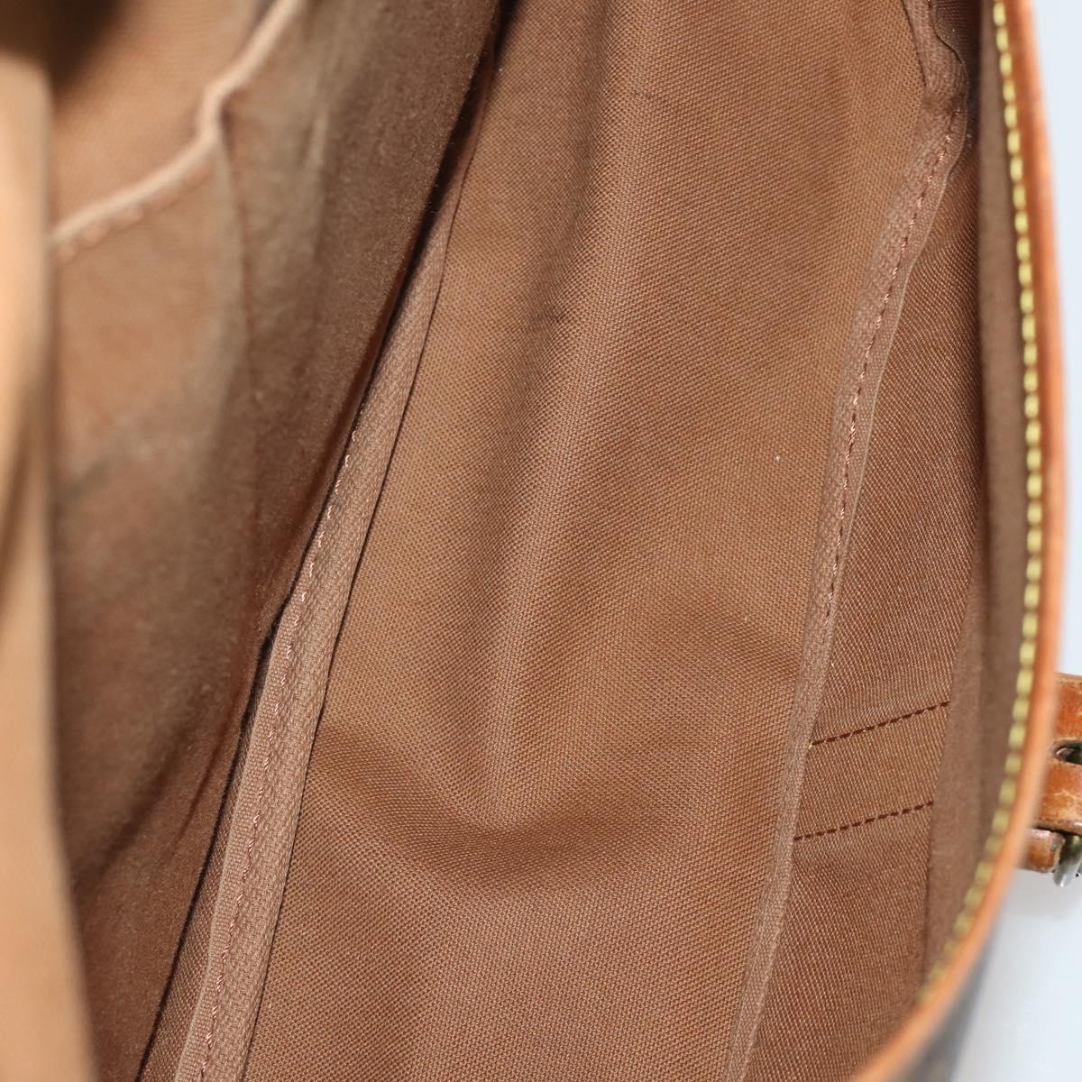 LOUIS VUITTON Monogram Saumur 35 Shoulder Bag M42254 LV Auth 199354