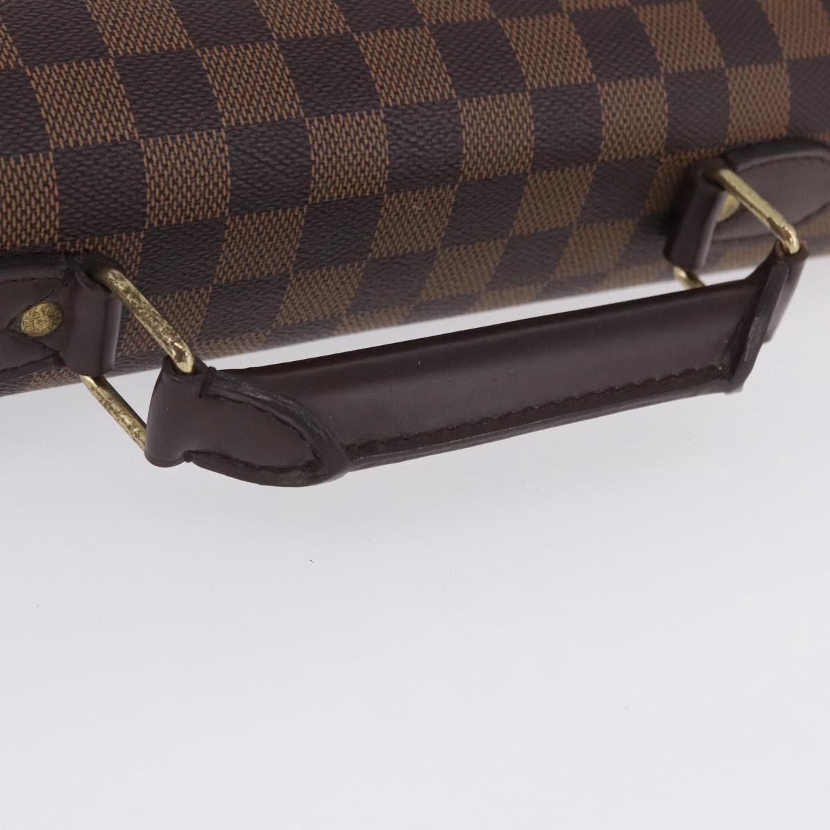 LOUIS VUITTON Damier Ebene Serviette Ambassador Business Bag LV Auth 199355V