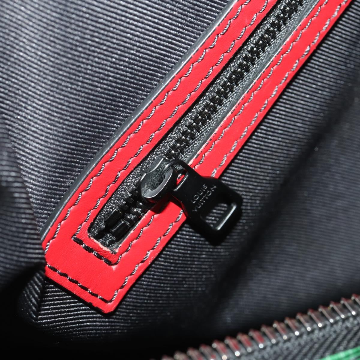 LOUIS VUITTON Epi Keepall Bandouliere 50 Bag Green Red Blue M55571 Auth 199362A