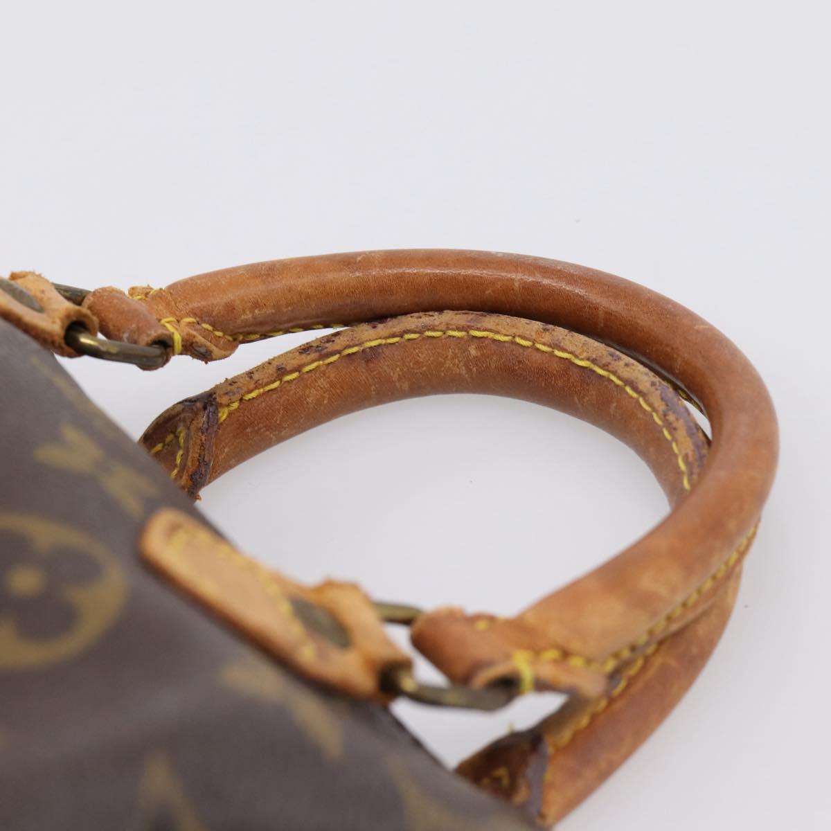 LOUIS VUITTON Monogram Mini Speedy Hand Bag M41534 LV Auth 199368