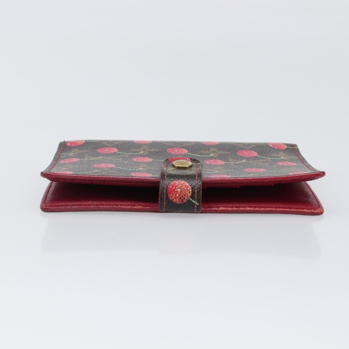 LOUIS VUITTON Monogram Cherry Agenda PM Day Planner Cover R21023 LV Auth 199372V