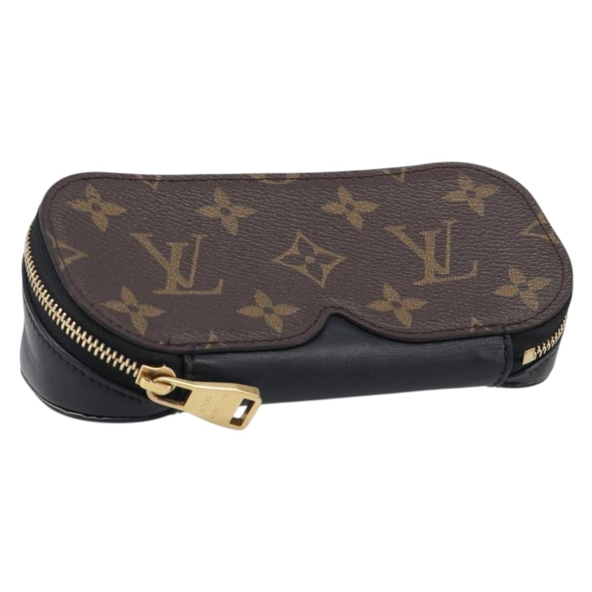 LOUIS VUITTON Monogram Etui Lunette Glasses Case GI0633 LV Auth 199375A