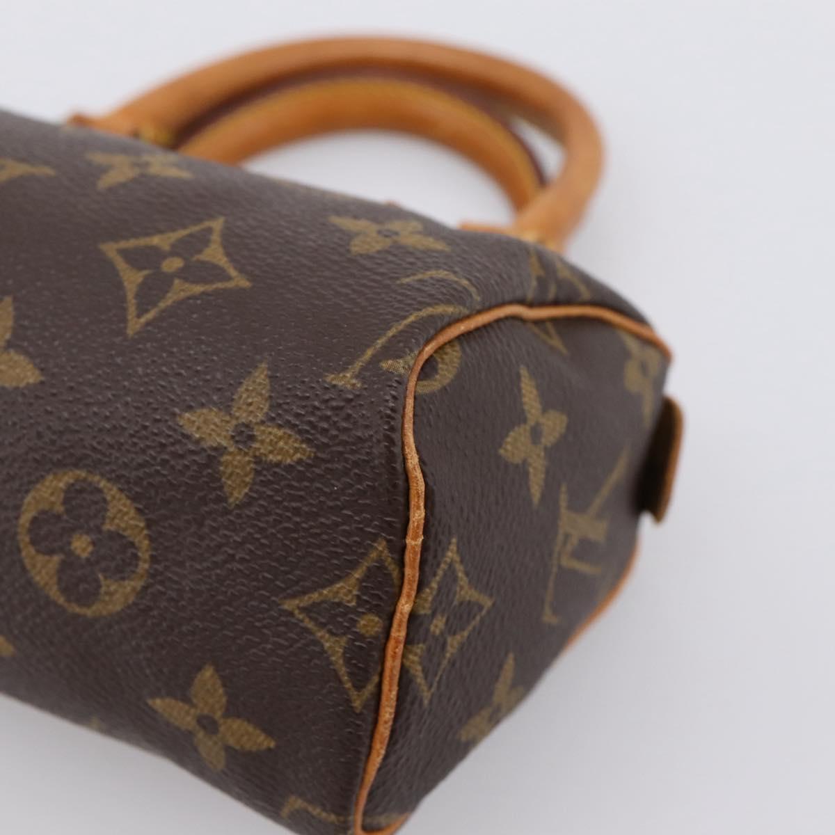 LOUIS VUITTON Monogram Mini Speedy Hand Bag M41534 LV Auth 199383