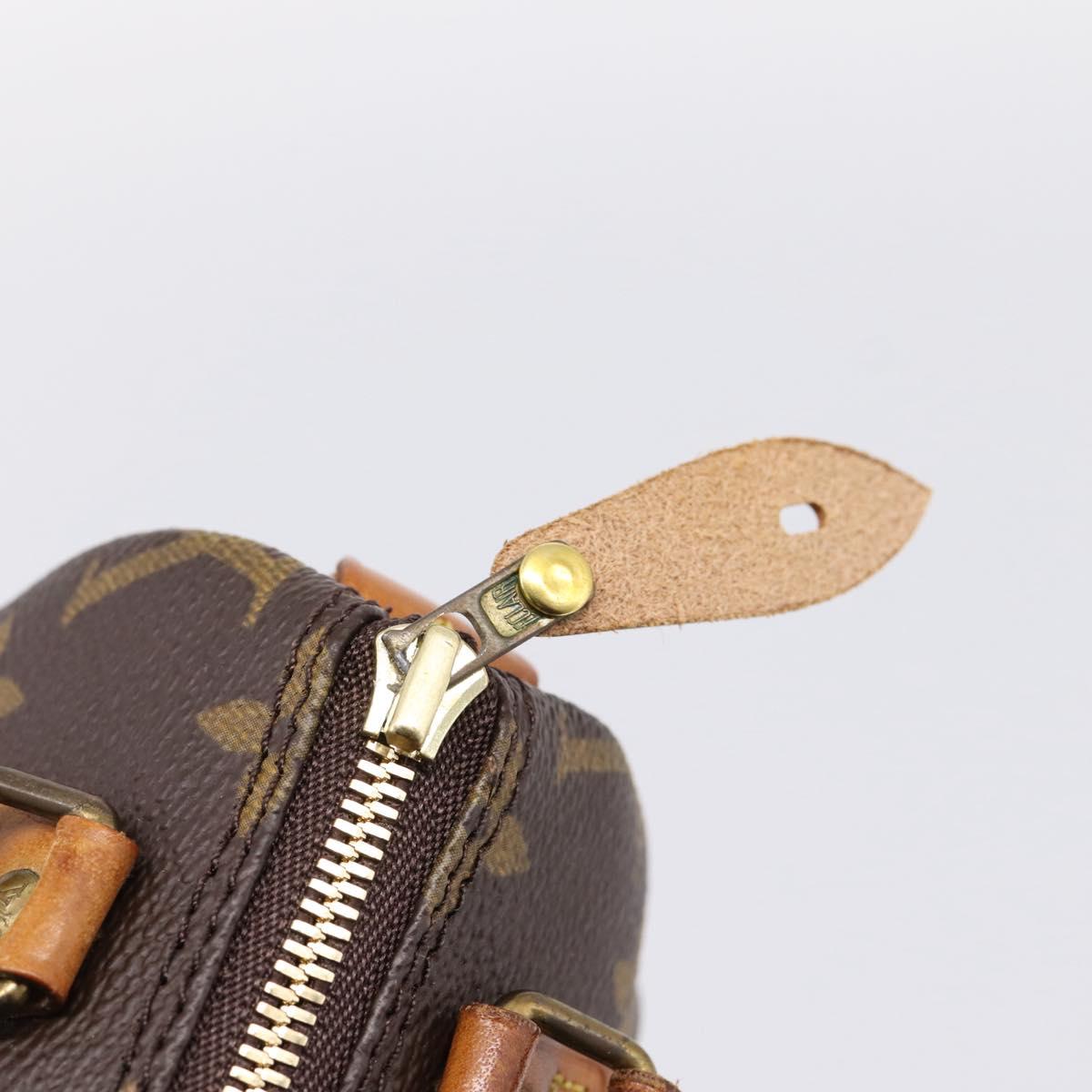 LOUIS VUITTON Monogram Mini Speedy Hand Bag M41534 LV Auth 199383