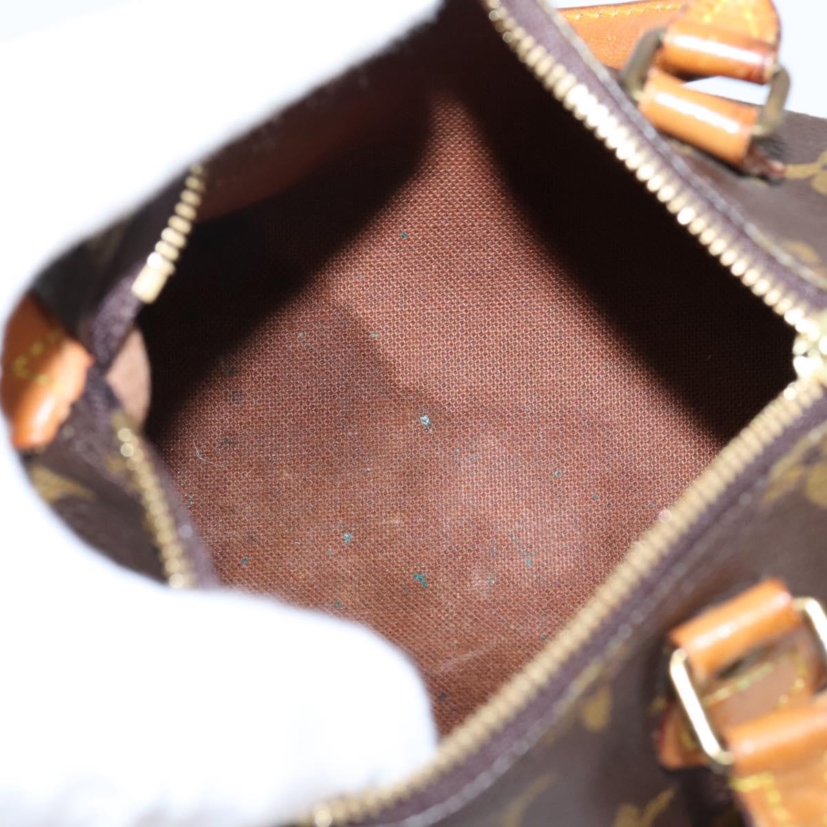 LOUIS VUITTON Monogram Mini Speedy Hand Bag M41534 LV Auth 199383