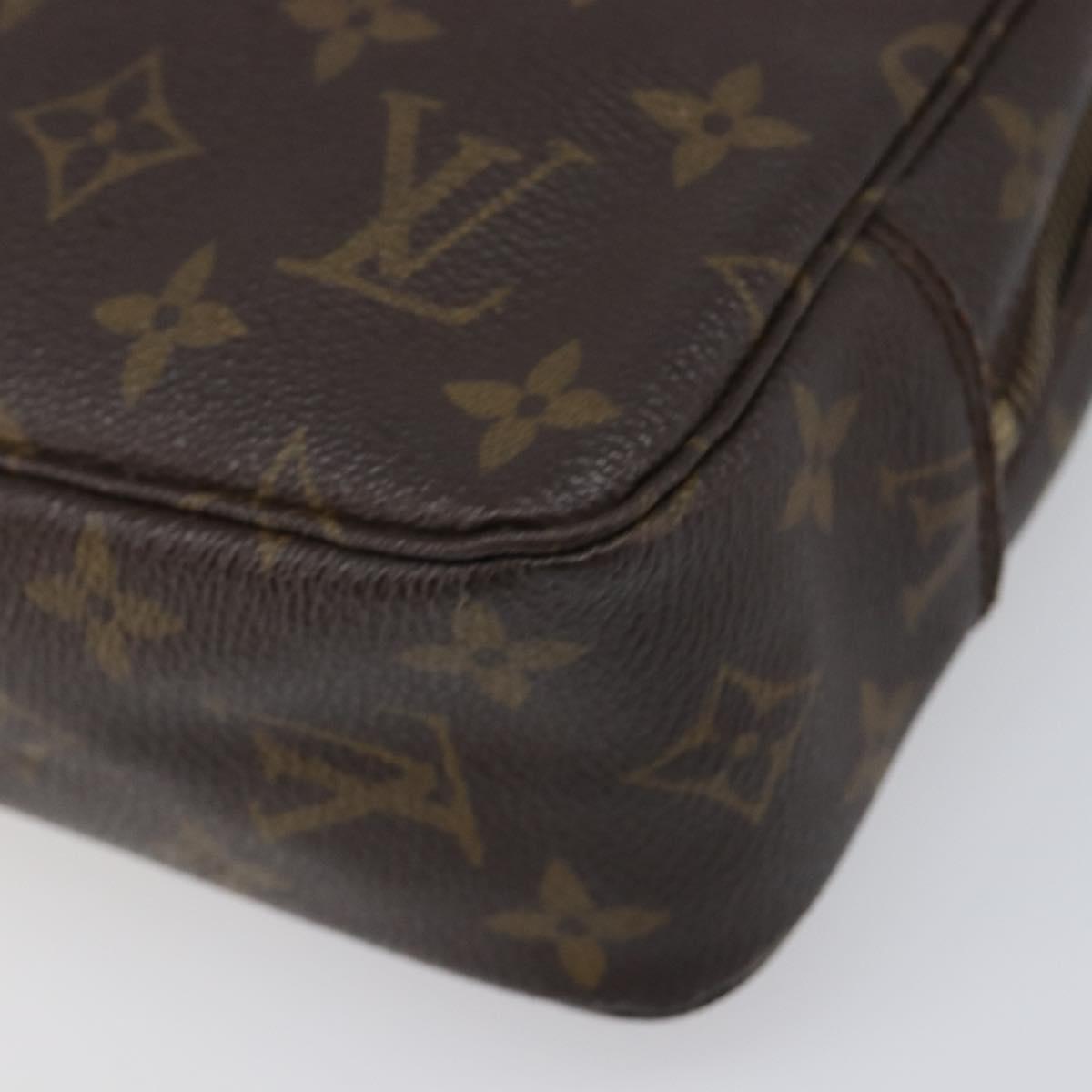 LOUIS VUITTON Monogram Trousse Toilette 23 Clutch Bag M47524 LV Auth 199391