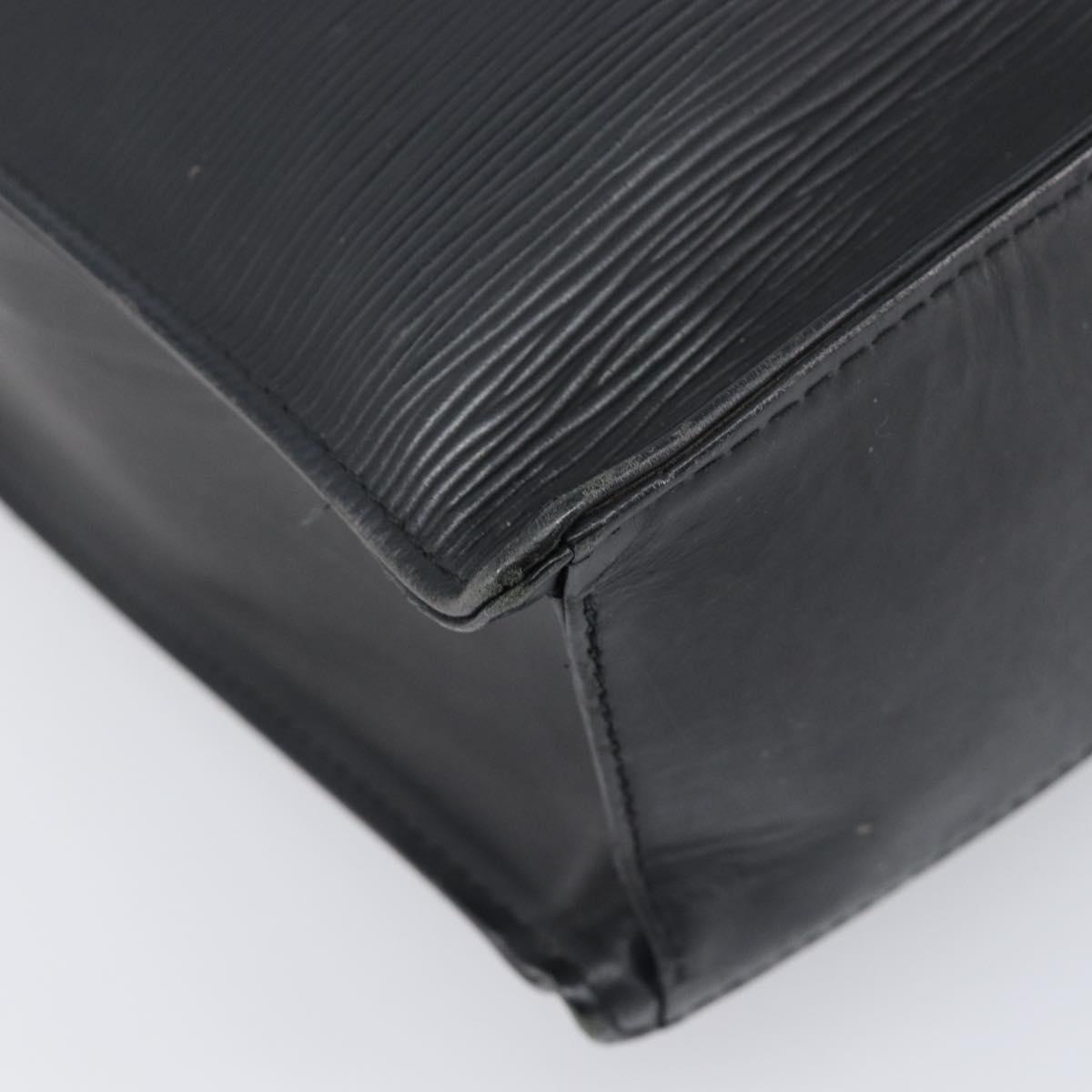 LOUIS VUITTON Epi Sac Plat Hand Bag Black M59082 LV Auth 199392