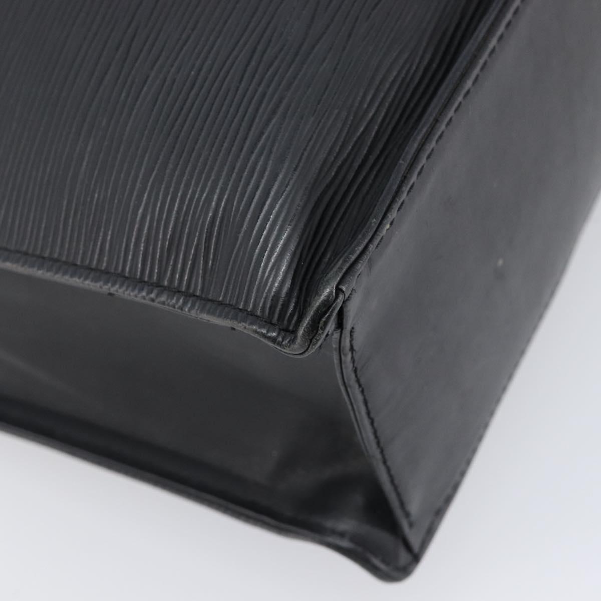 LOUIS VUITTON Epi Sac Plat Hand Bag Black M59082 LV Auth 199392