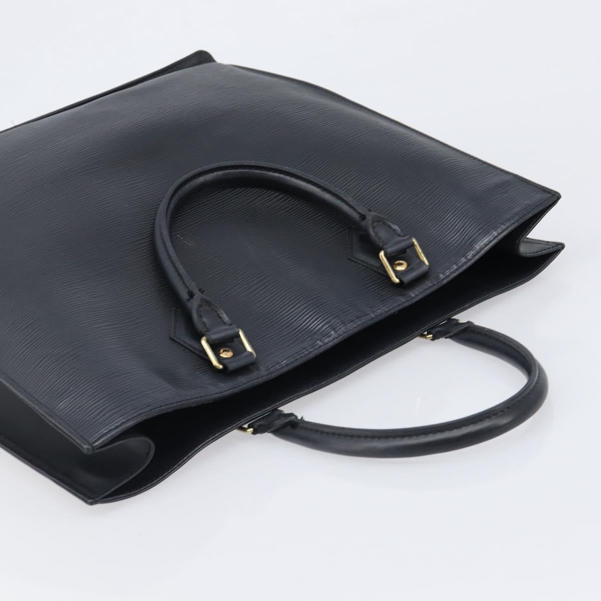 LOUIS VUITTON Epi Sac Plat Hand Bag Black M59082 LV Auth 199392