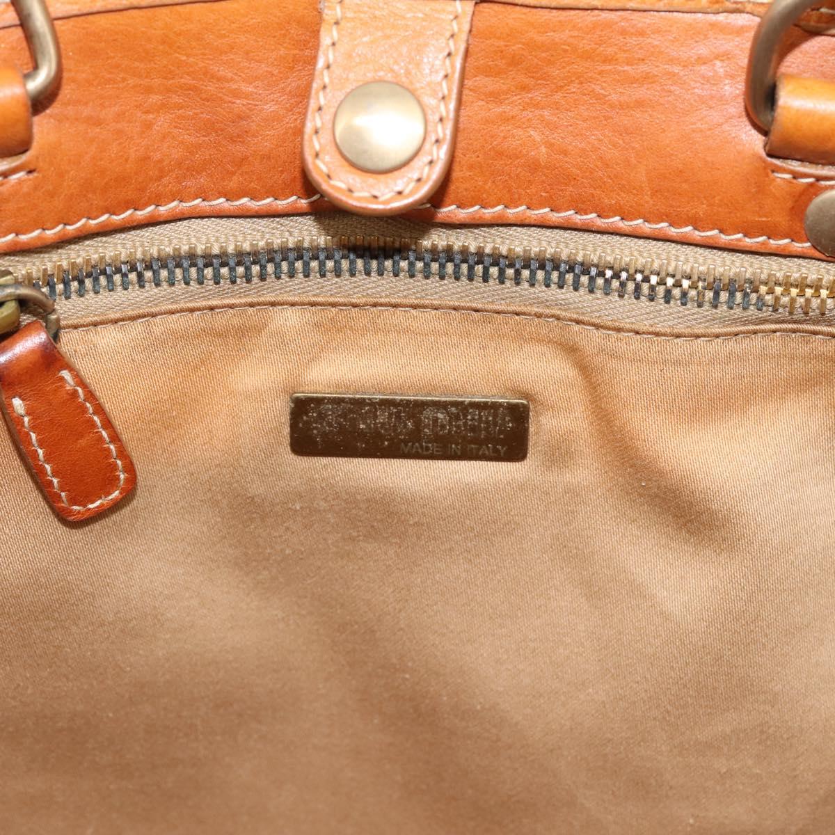 Miu Miu Tote Bag Raffia Beige Gold Auth 199393V
