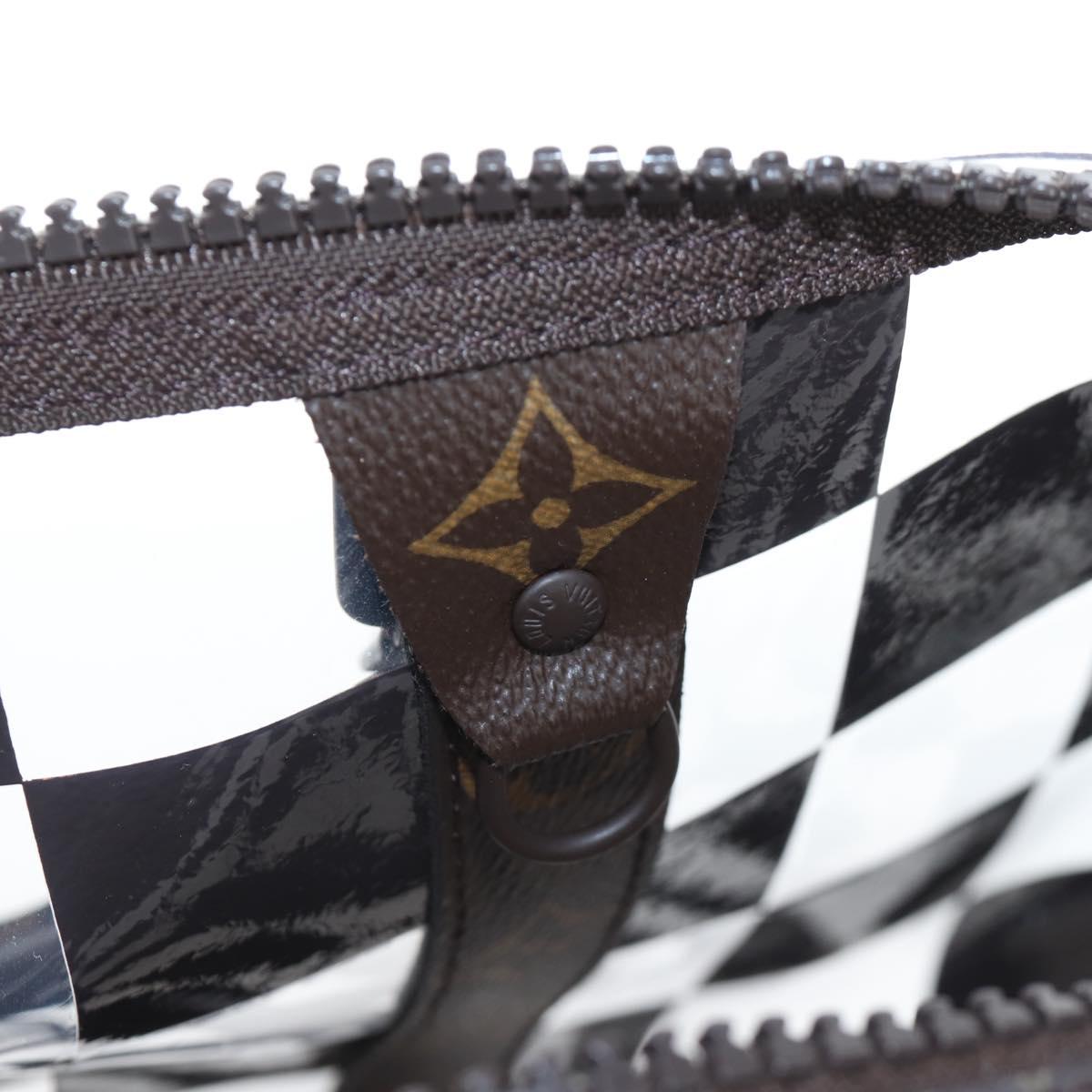 LOUIS VUITTON monogram chess Keepall Bandouliere 50 Bag M20864 LV Auth 199399SM
