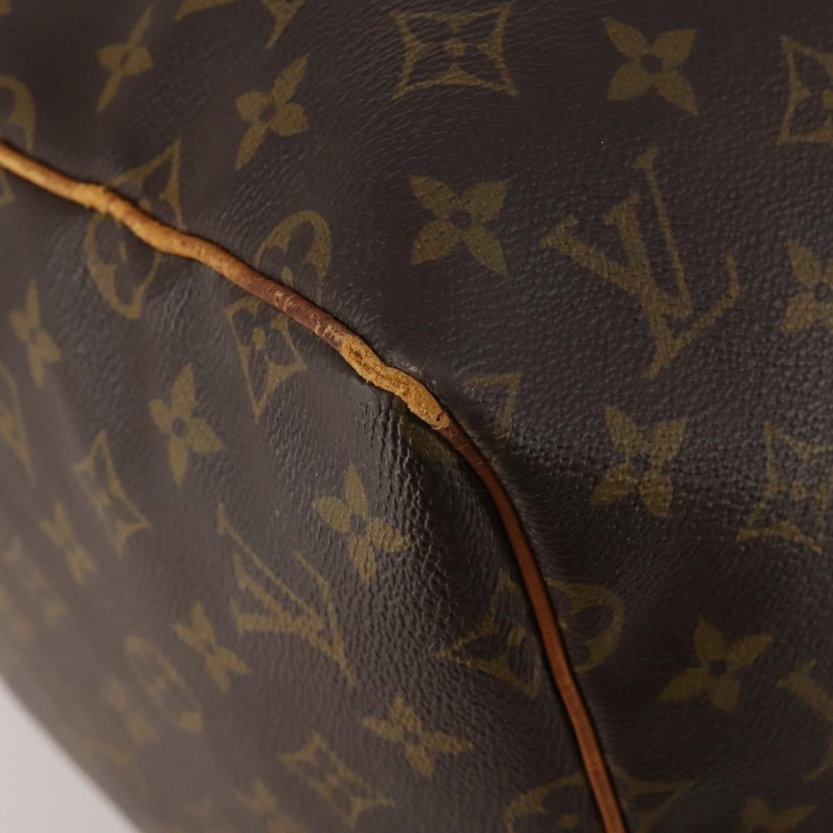 LOUIS VUITTON Monogram Keepall 55 Boston Bag M41424 LV Auth 199400