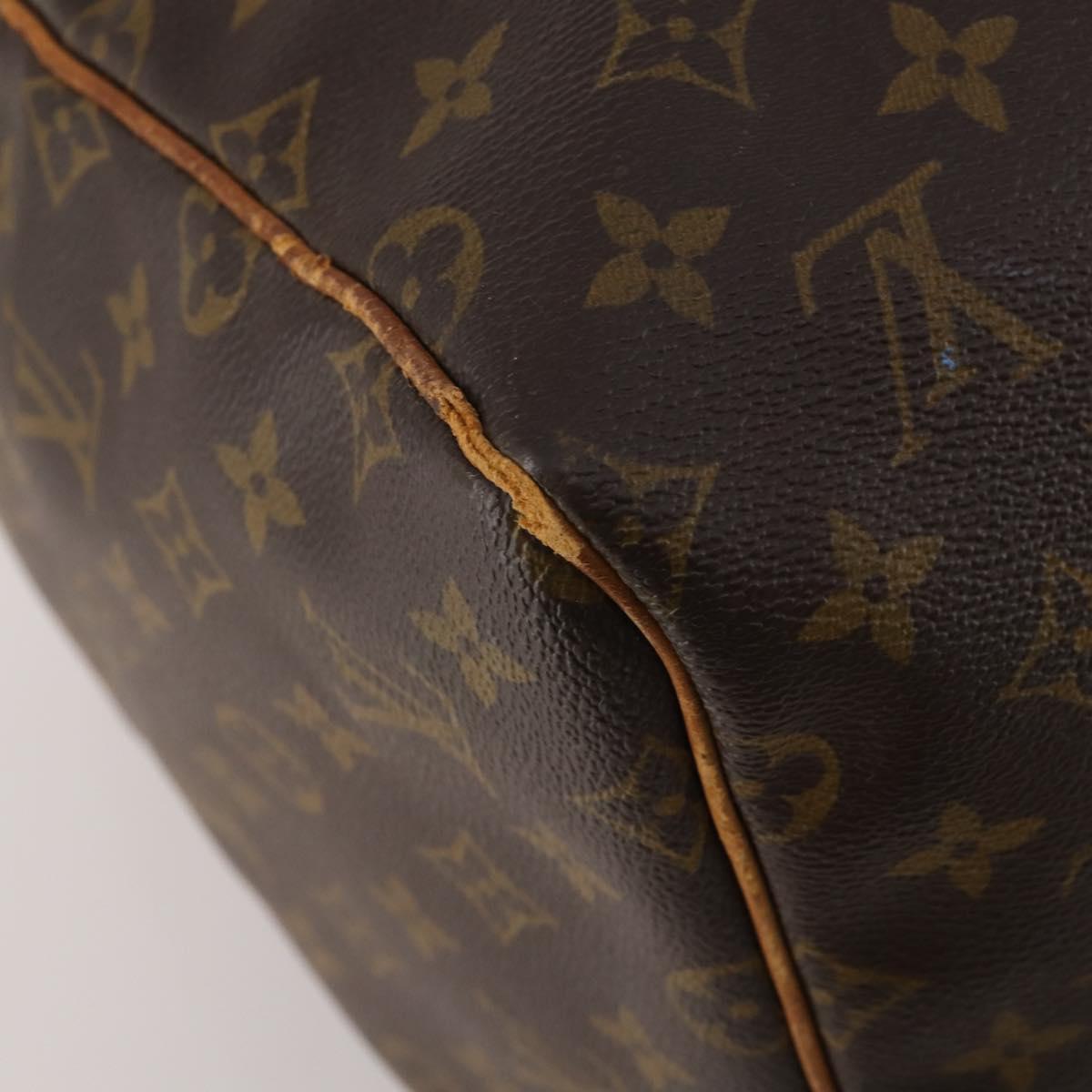 LOUIS VUITTON Monogram Keepall 55 Boston Bag M41424 LV Auth 199400