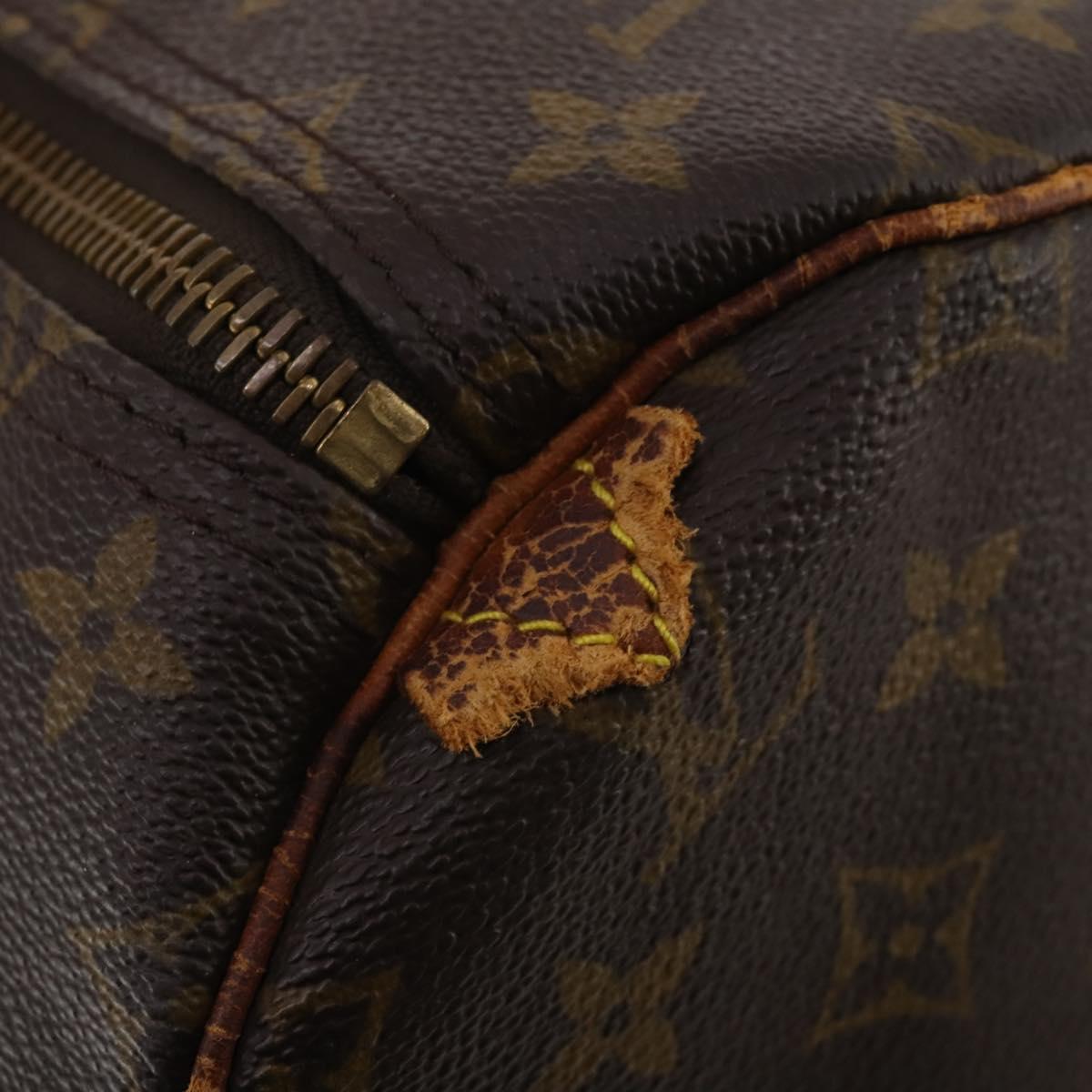 LOUIS VUITTON Monogram Keepall 55 Boston Bag M41424 LV Auth 199400