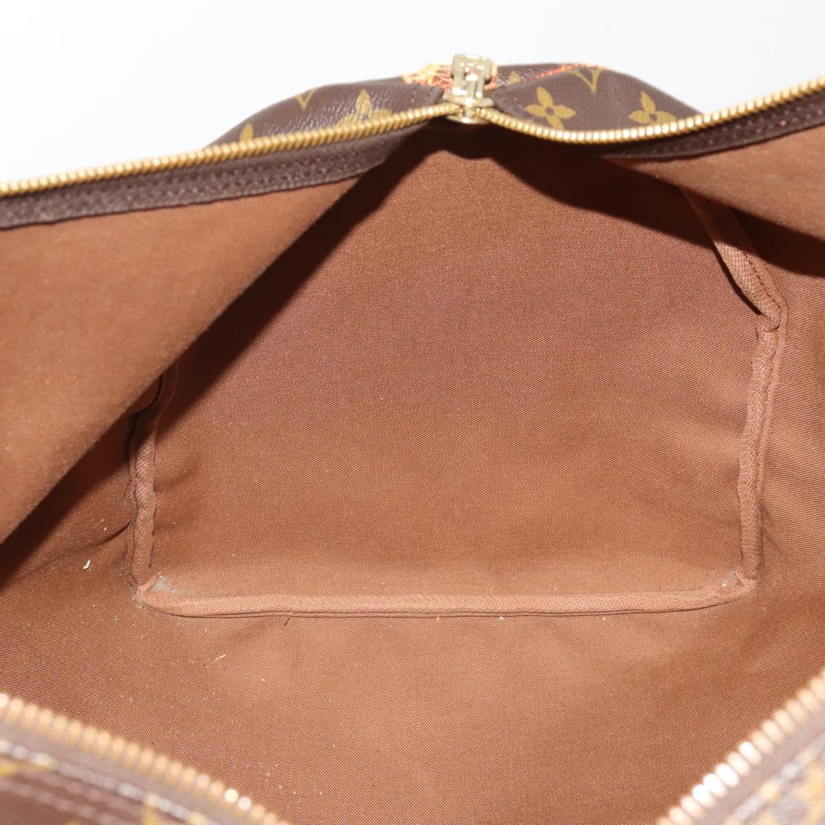LOUIS VUITTON Monogram Keepall 55 Boston Bag M41424 LV Auth 199400