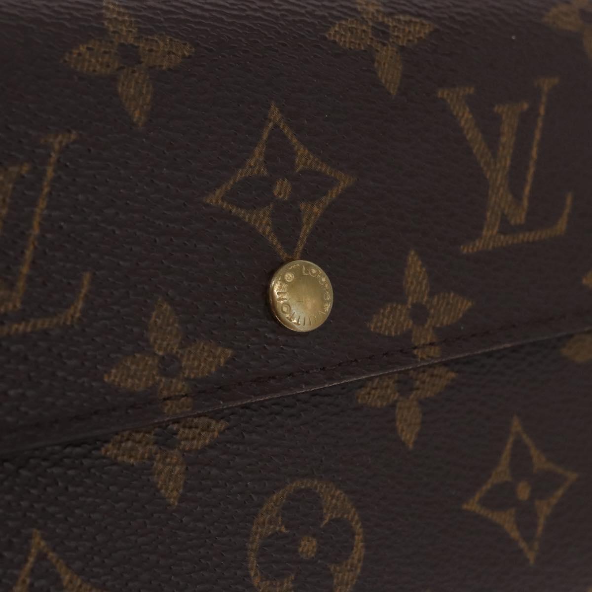 LOUIS VUITTON Monogram Porte TresorEtui Papie Wallet M61202 LV Auth 199402