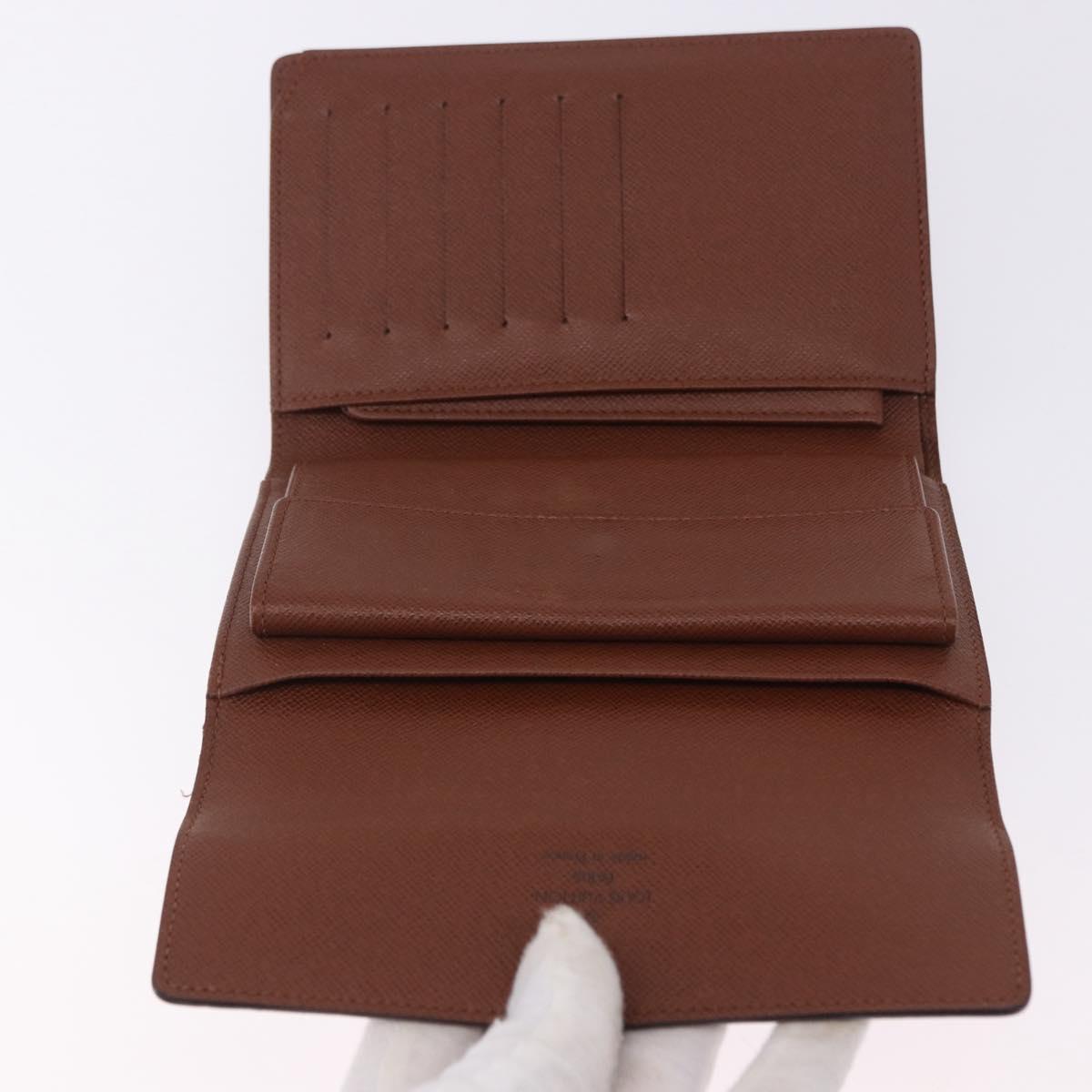 LOUIS VUITTON Monogram Porte TresorEtui Papie Wallet M61202 LV Auth 199402