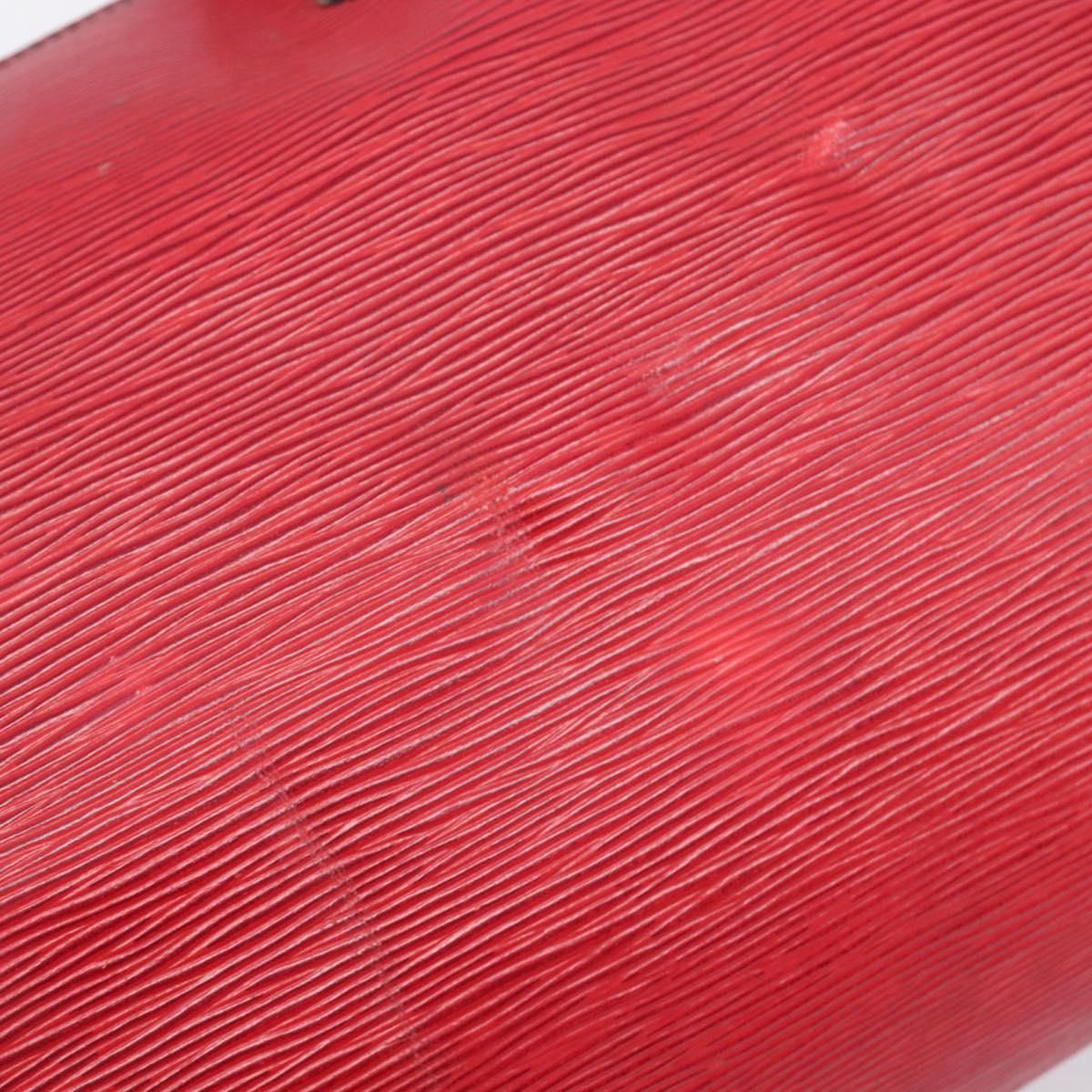 LOUIS VUITTON Epi Speedy 35 Hand Bag Castilian Red M42997 LV Auth 199412