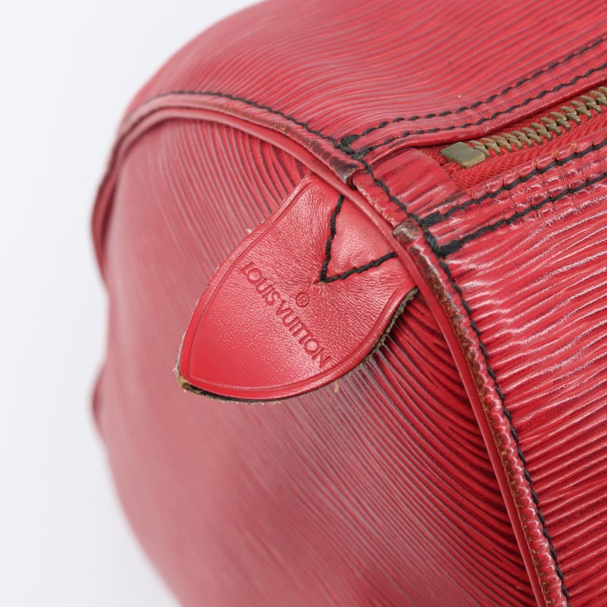 LOUIS VUITTON Epi Speedy 35 Hand Bag Castilian Red M42997 LV Auth 199412