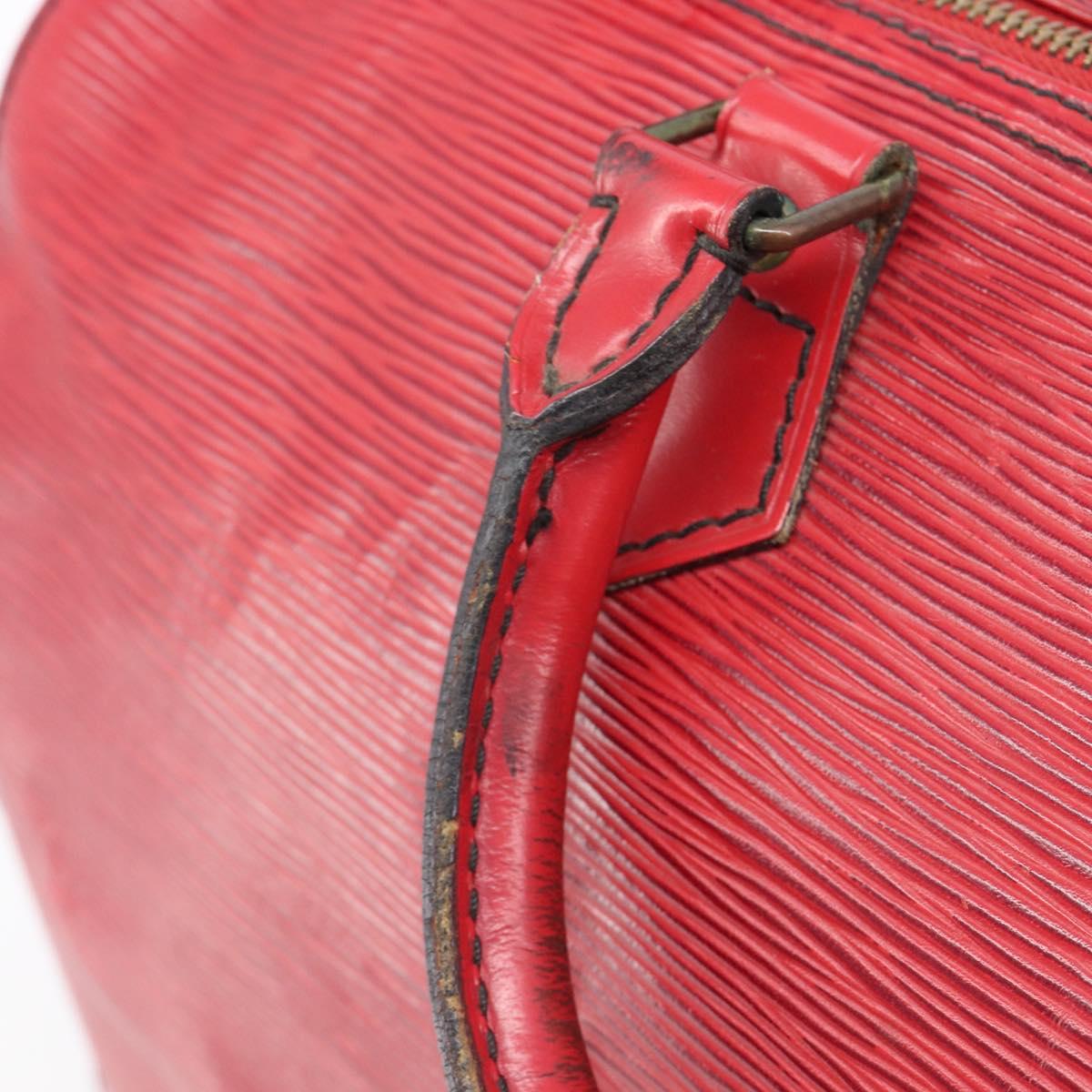 LOUIS VUITTON Epi Speedy 35 Hand Bag Castilian Red M42997 LV Auth 199412