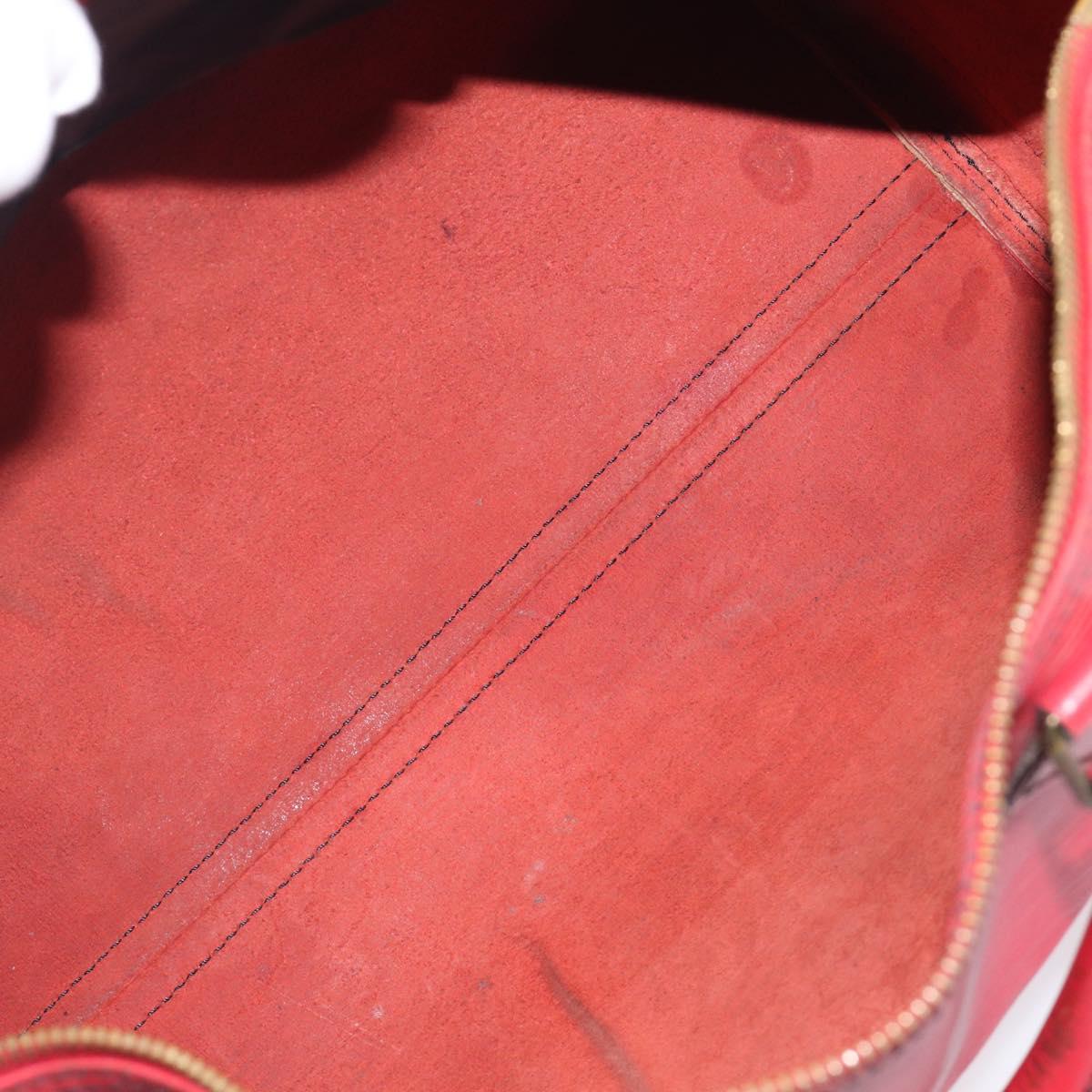 LOUIS VUITTON Epi Speedy 35 Hand Bag Castilian Red M42997 LV Auth 199412