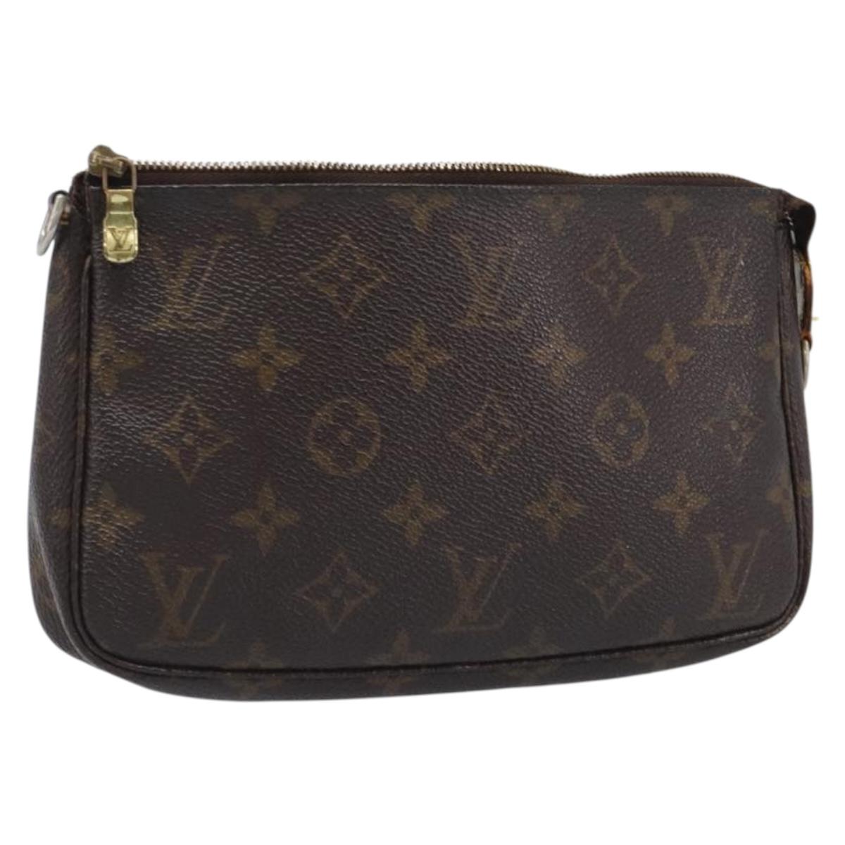 LOUIS VUITTON Monogram Pochette Accessoires Pouch M51980 LV Auth 199419