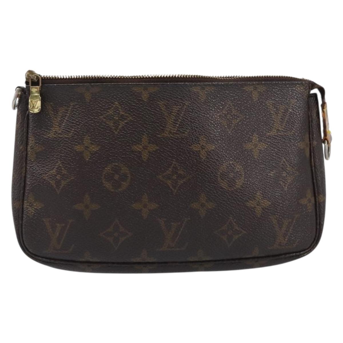 LOUIS VUITTON Monogram Pochette Accessoires Pouch M51980 LV Auth 199419