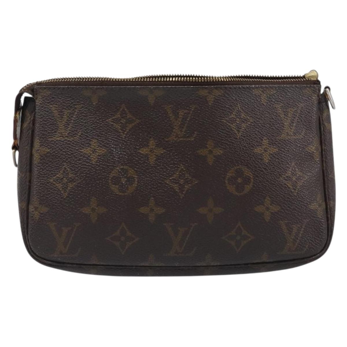 LOUIS VUITTON Monogram Pochette Accessoires Pouch M51980 LV Auth 199419