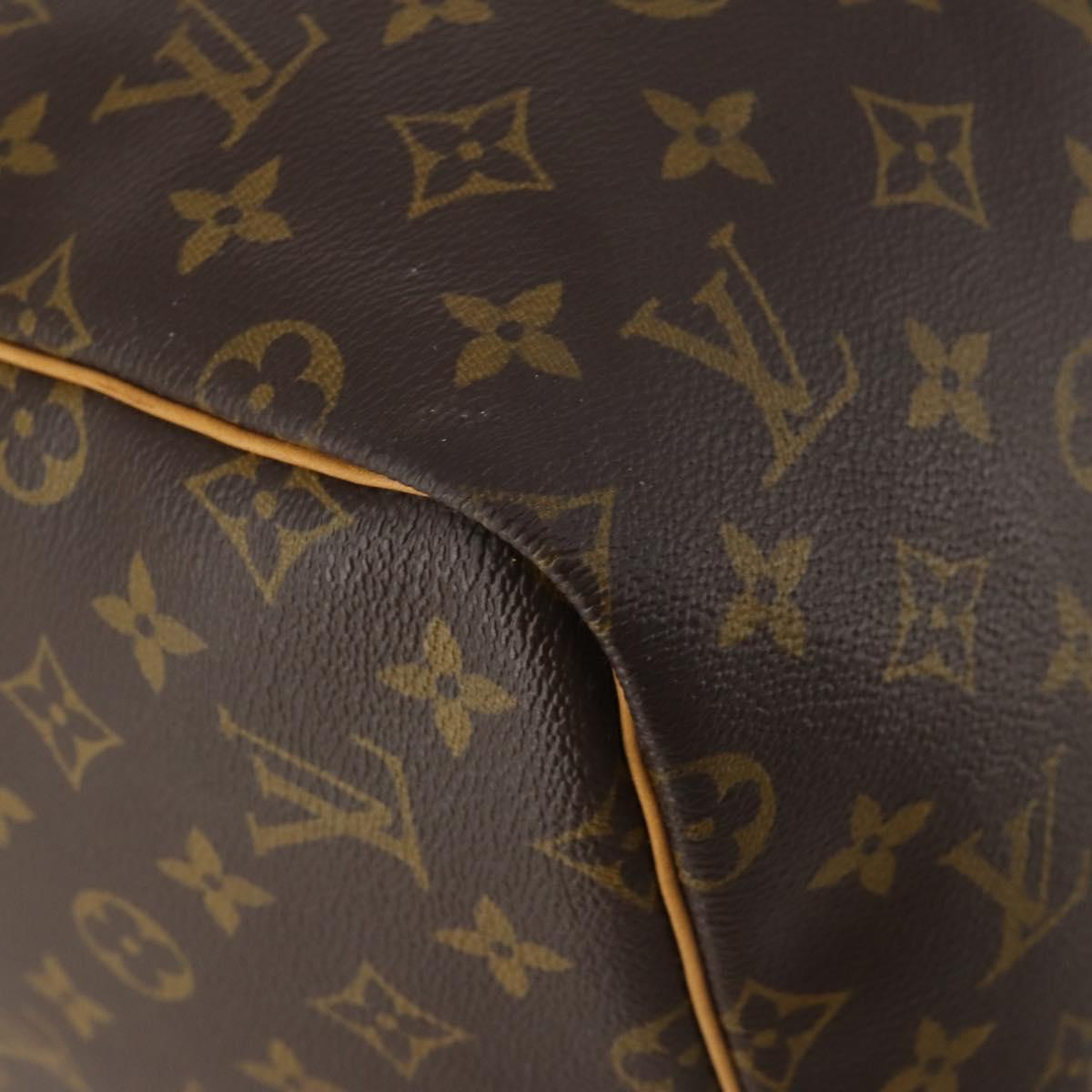 LOUIS VUITTON Monogram Keepall 55 Boston Bag M41424 LV Auth 199425V