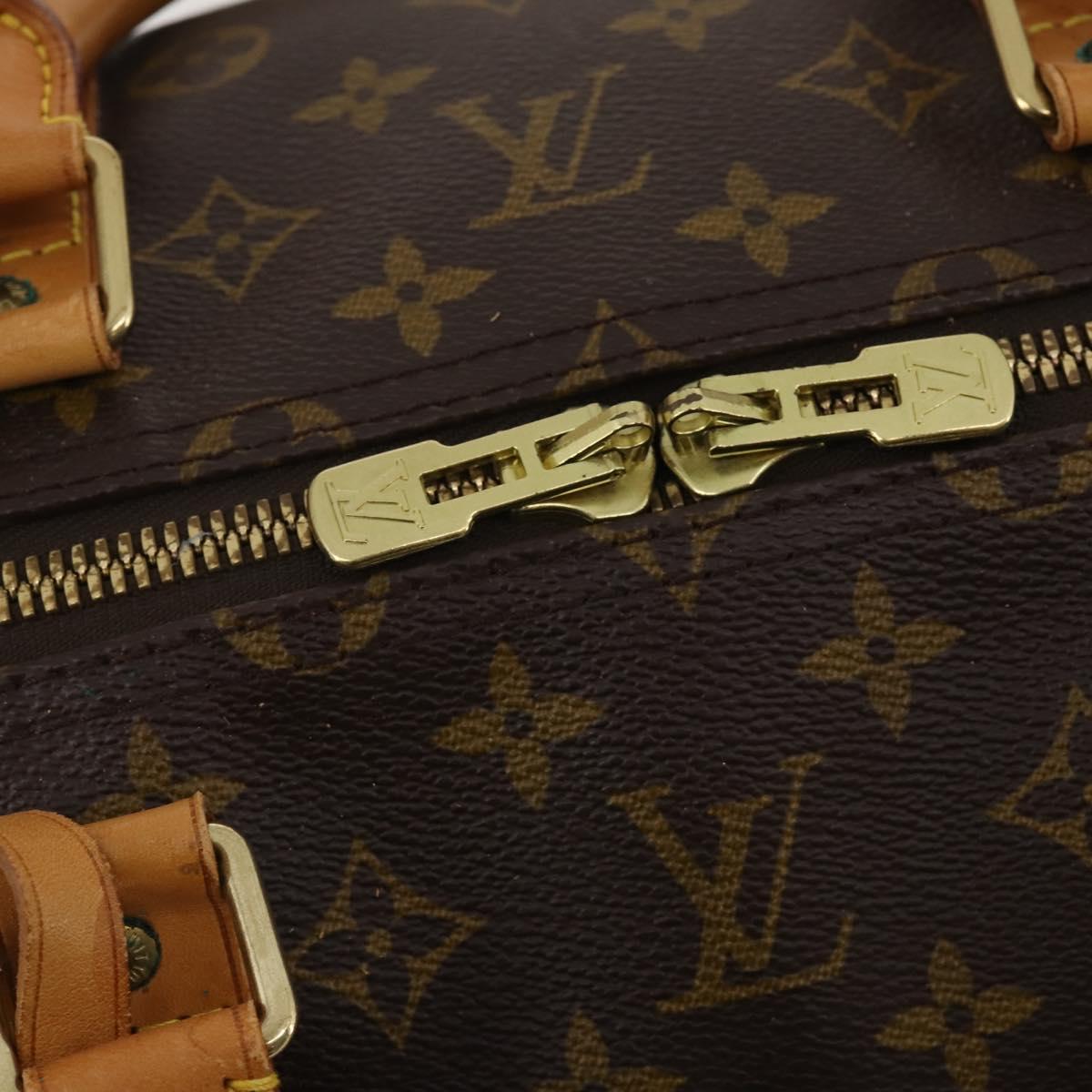 LOUIS VUITTON Monogram Keepall 55 Boston Bag M41424 LV Auth 199425V