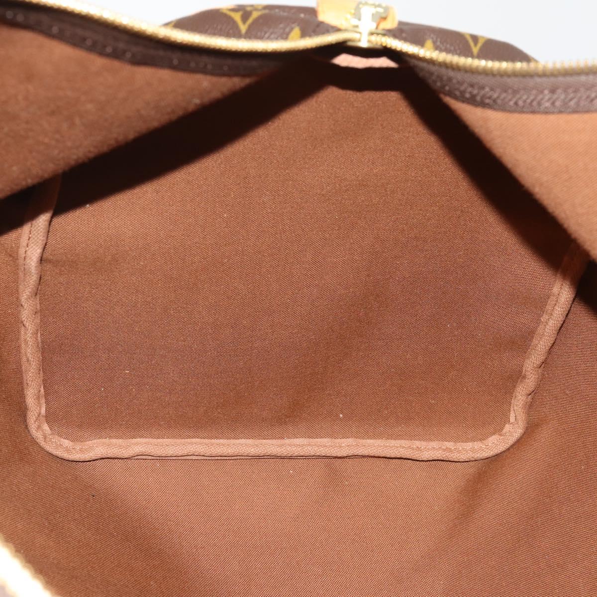 LOUIS VUITTON Monogram Keepall 55 Boston Bag M41424 LV Auth 199425V