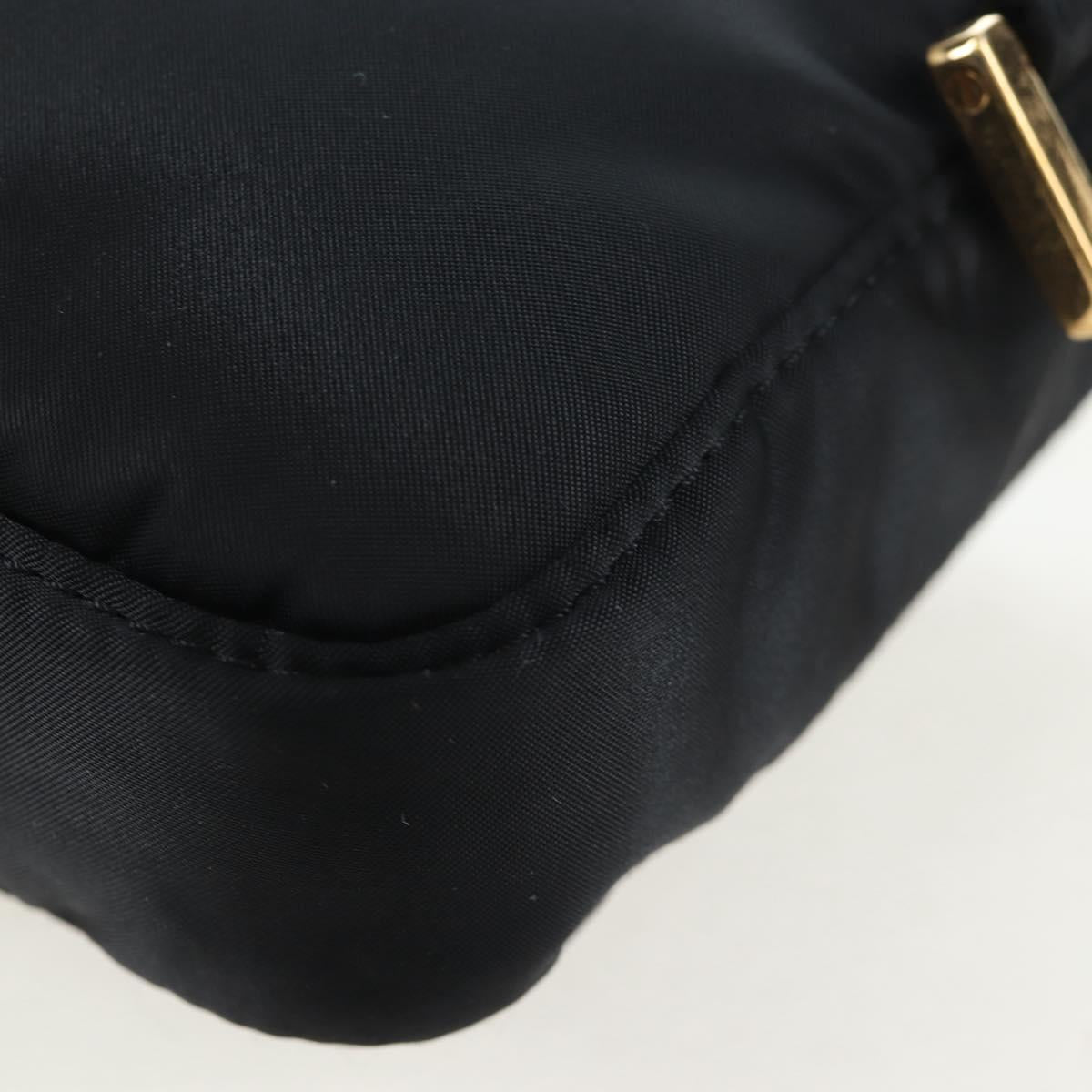 FENDI Porter Collaboration Mamma Baguette Bag Nylon 2way Black Auth 199426SAM