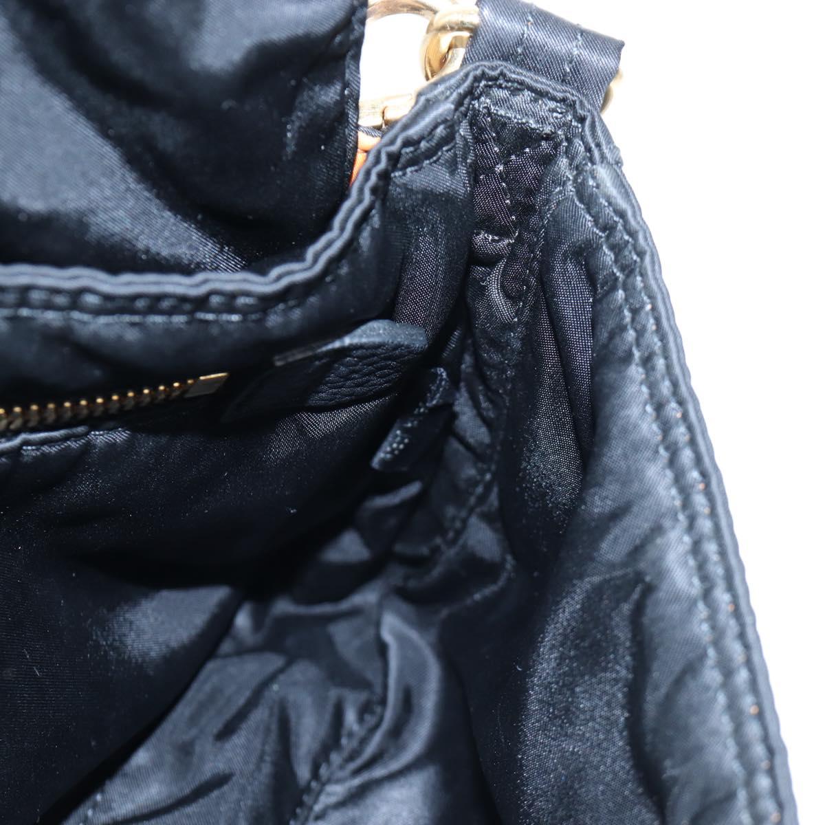 FENDI Porter Collaboration Mamma Baguette Bag Nylon 2way Black Auth 199426SAM