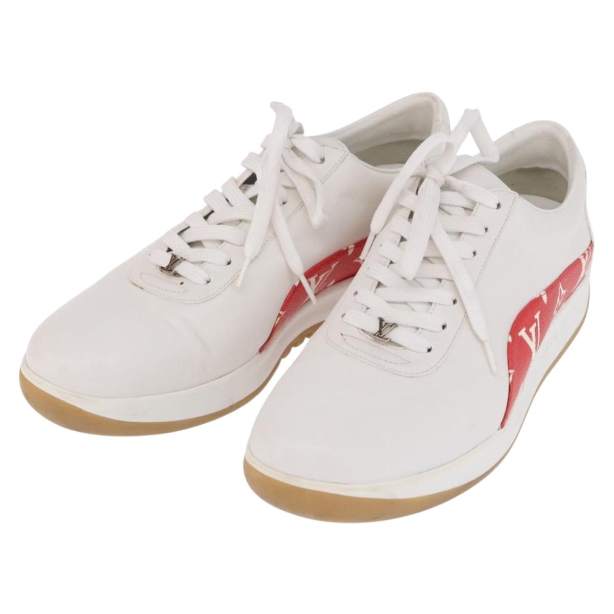 LOUIS VUITTON Monogram LV x Supreme Runaway sneakers 1A3EQ5 LV Auth 199430M