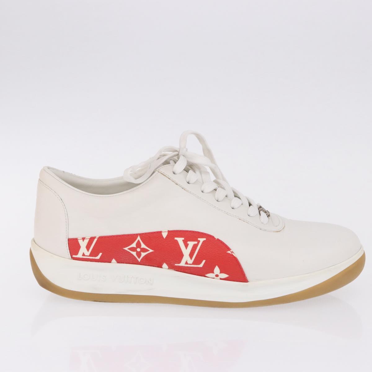 LOUIS VUITTON Monogram LV x Supreme Runaway sneakers 1A3EQ5 LV Auth 199430M
