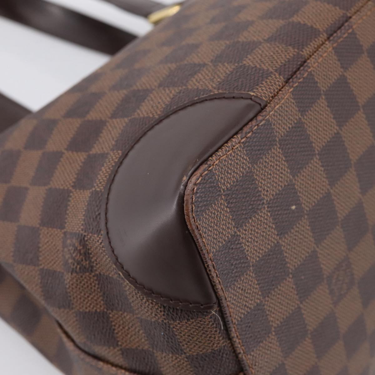 LOUIS VUITTON Damier Ebene Hampstead PM Tote Bag N51205 LV Auth 199434