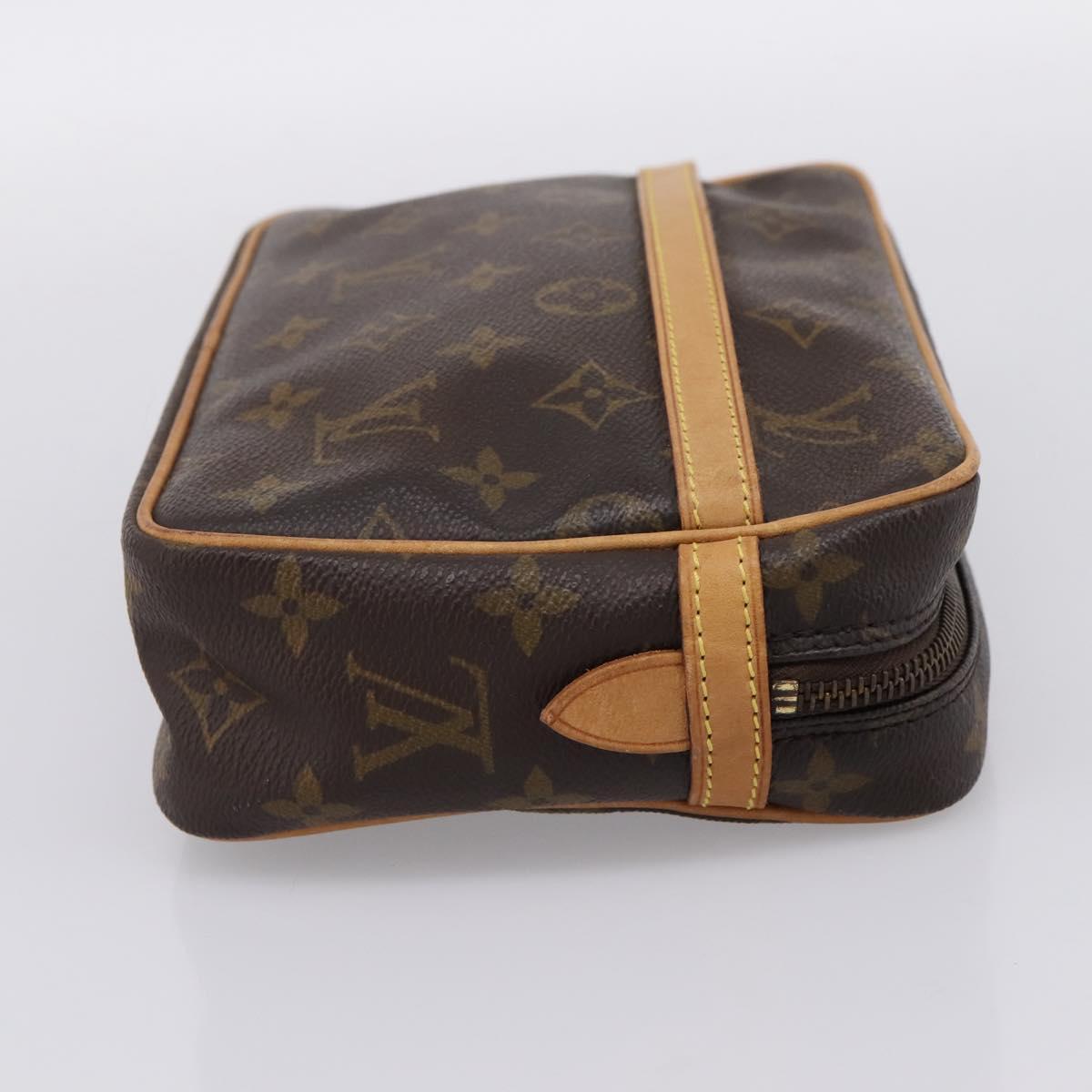 LOUIS VUITTON Monogram Compiegne 23 Clutch Bag M51847 LV Auth 199437
