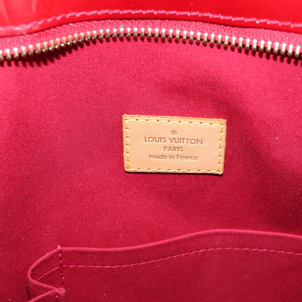 LOUIS VUITTON Monogram Vernis Brentwood Bag Pomme D'amour M91989 LV Auth 199448