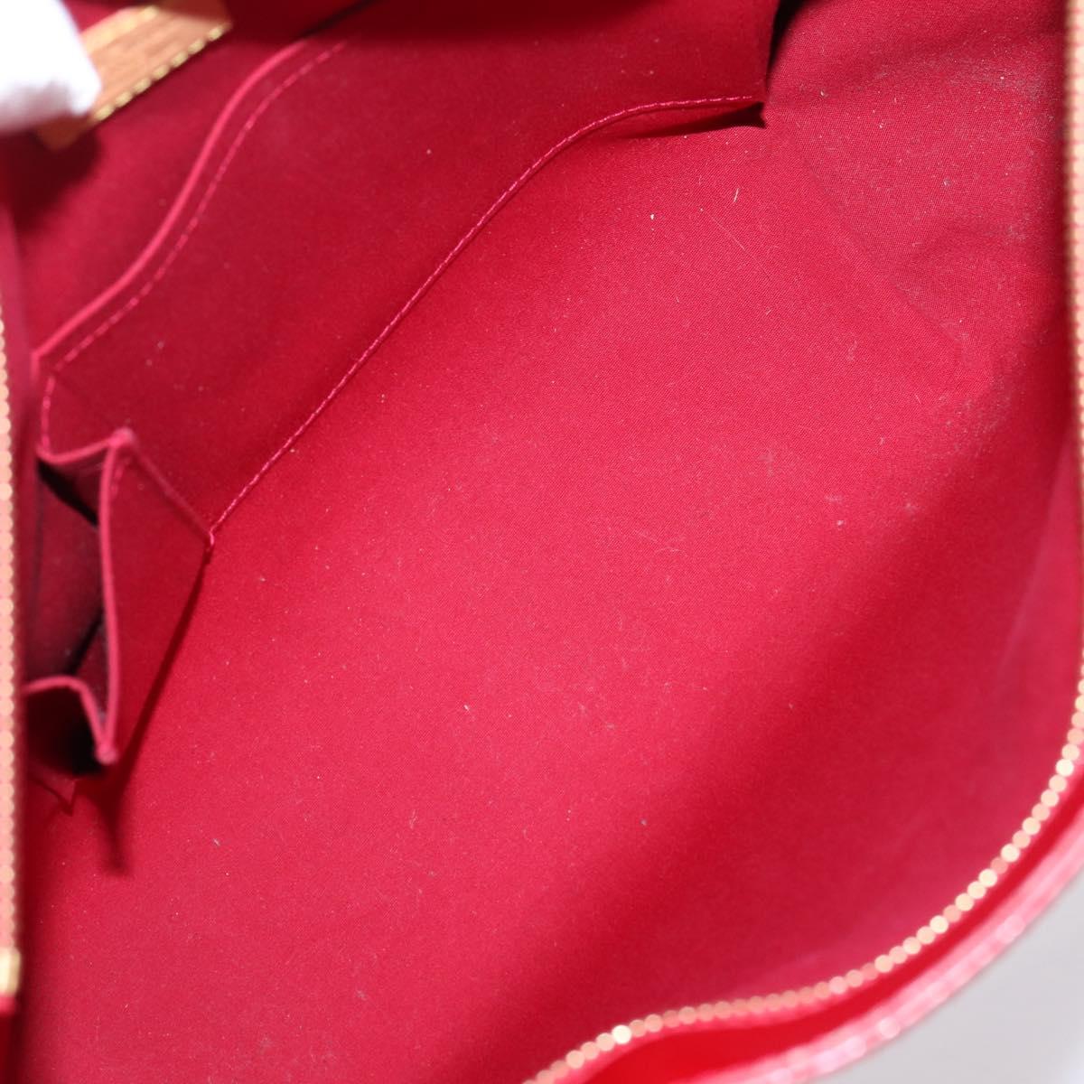 LOUIS VUITTON Monogram Vernis Brentwood Bag Pomme D'amour M91989 LV Auth 199448