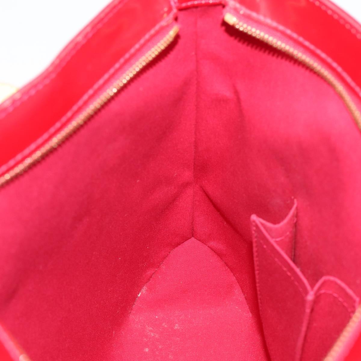 LOUIS VUITTON Monogram Vernis Brentwood Bag Pomme D'amour M91989 LV Auth 199448