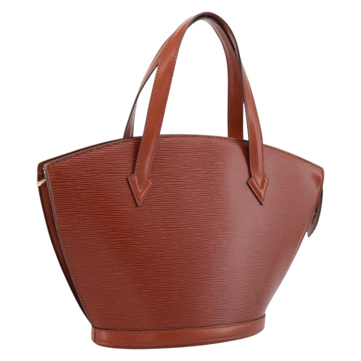 LOUIS VUITTON Epi Saint Jacques Shopping Bag Brown M52263 LV Auth 199450