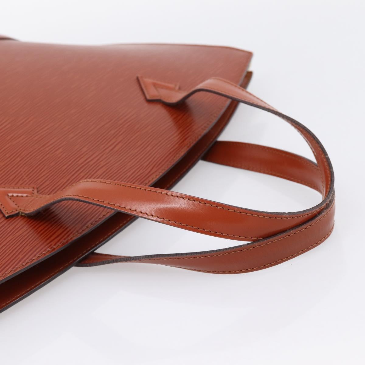 LOUIS VUITTON Epi Saint Jacques Shopping Bag Brown M52263 LV Auth 199450